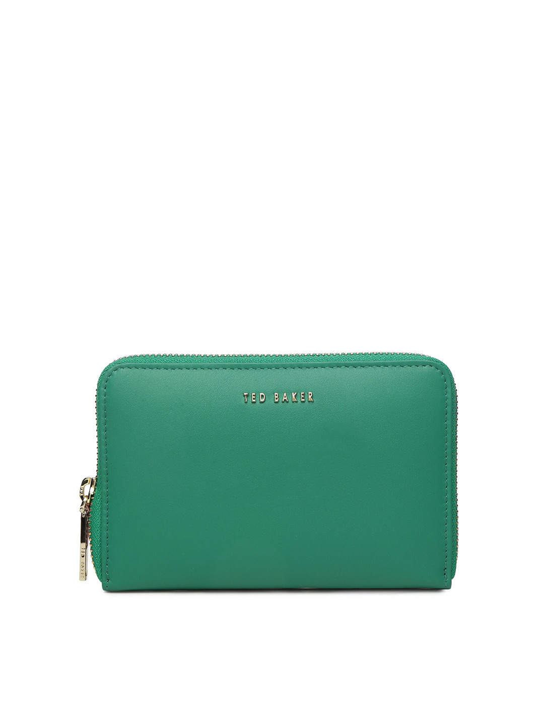 

Ted Baker Women Leather Zip Around Wallet, Green