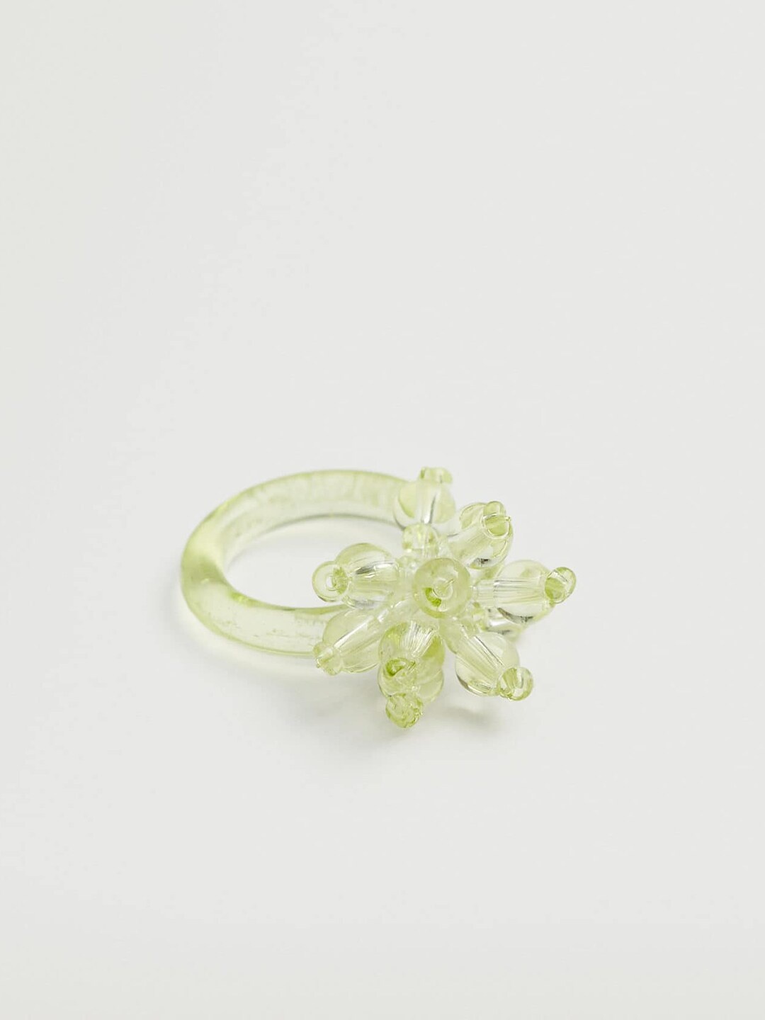 

MANGO Women Green Beaded Finger Ring