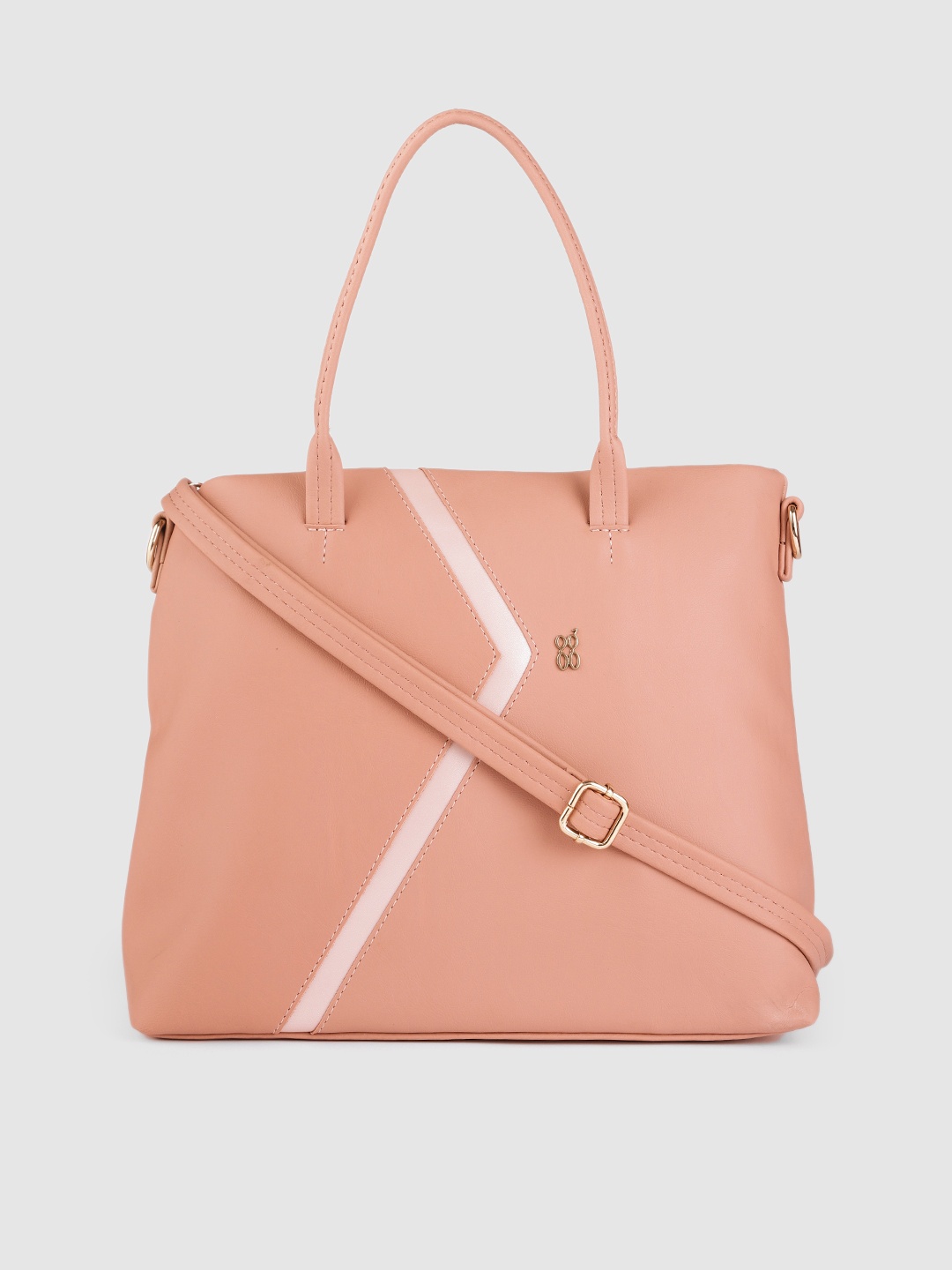 

Baggit Women Pink Structured Handheld Bag