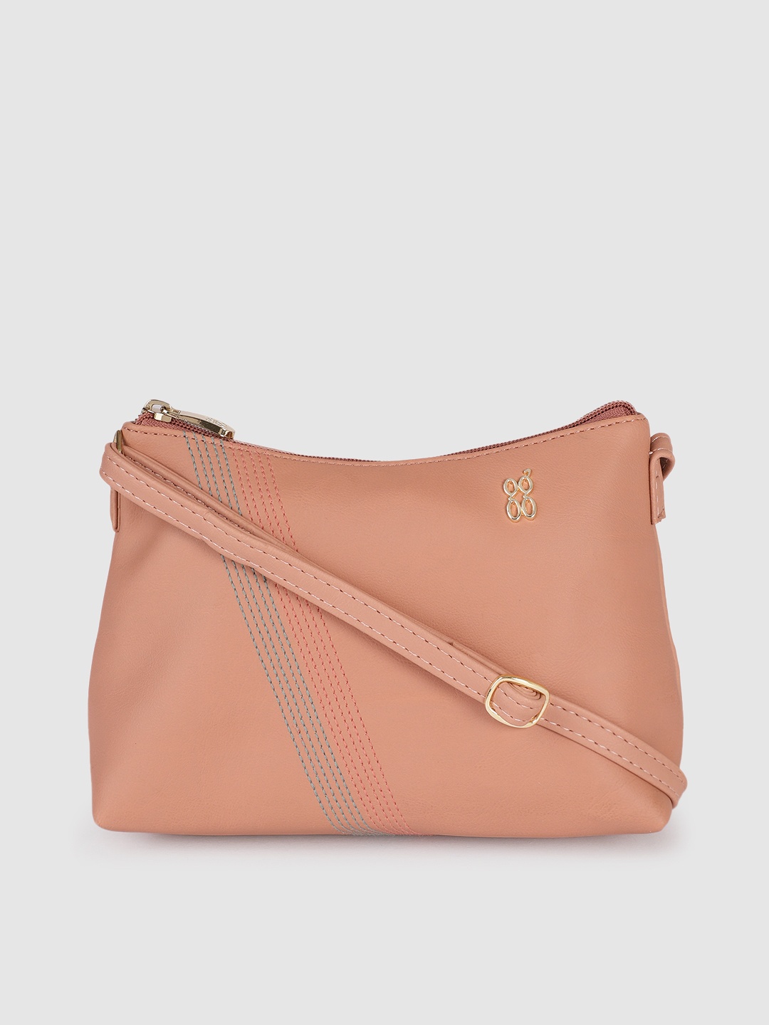 

Baggit Pink Structured Sling Bag