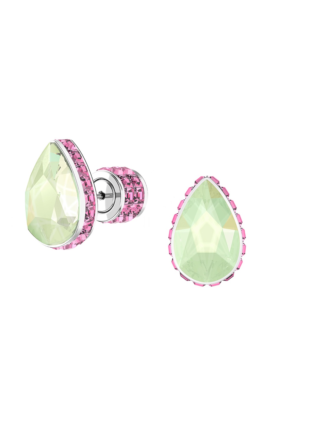 

SWAROVSKI Multicoloured Teardrop Shaped Studs Earrings, Multi