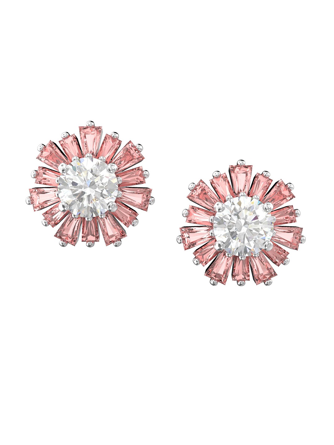 

SWAROVSKI Pink Floral Studs Earrings