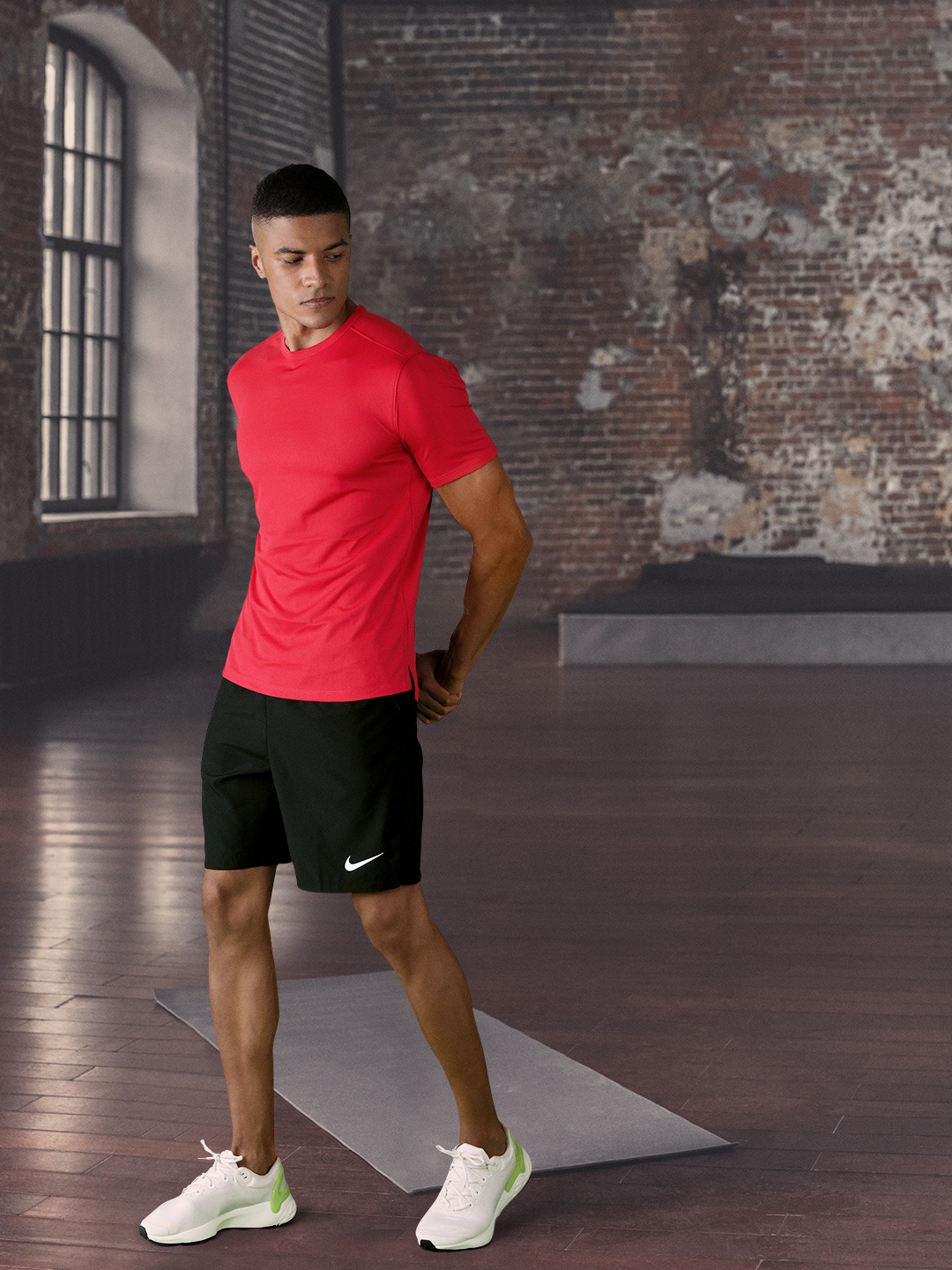 

Nike Men Black AS M NK DF FLX WVN 9IN SHORT Sports Shorts
