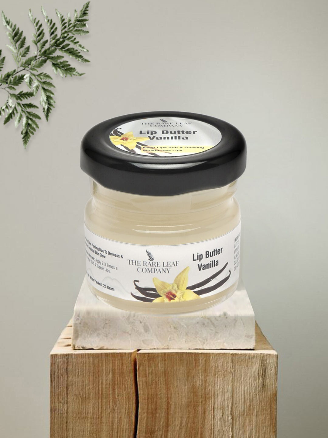 

THE RARE LEAF COMPANY Natural UV Protection Lip Butter 20 g - Vanilla, White