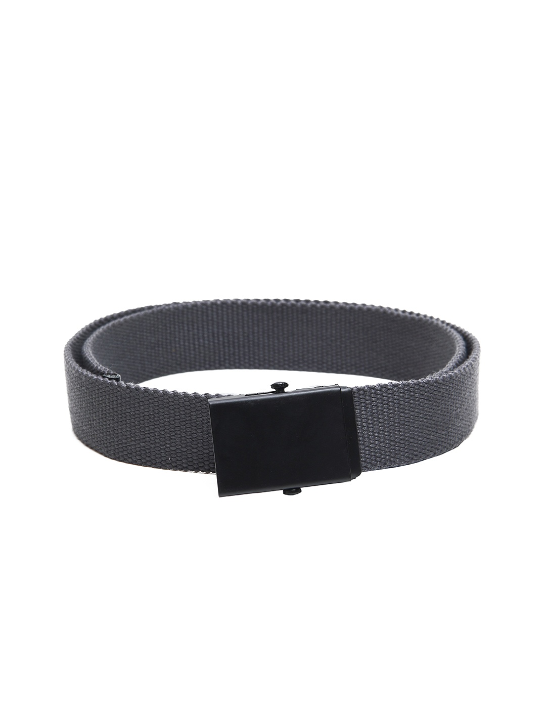 

Calvadoss Women Grey Solid Canvas Belt
