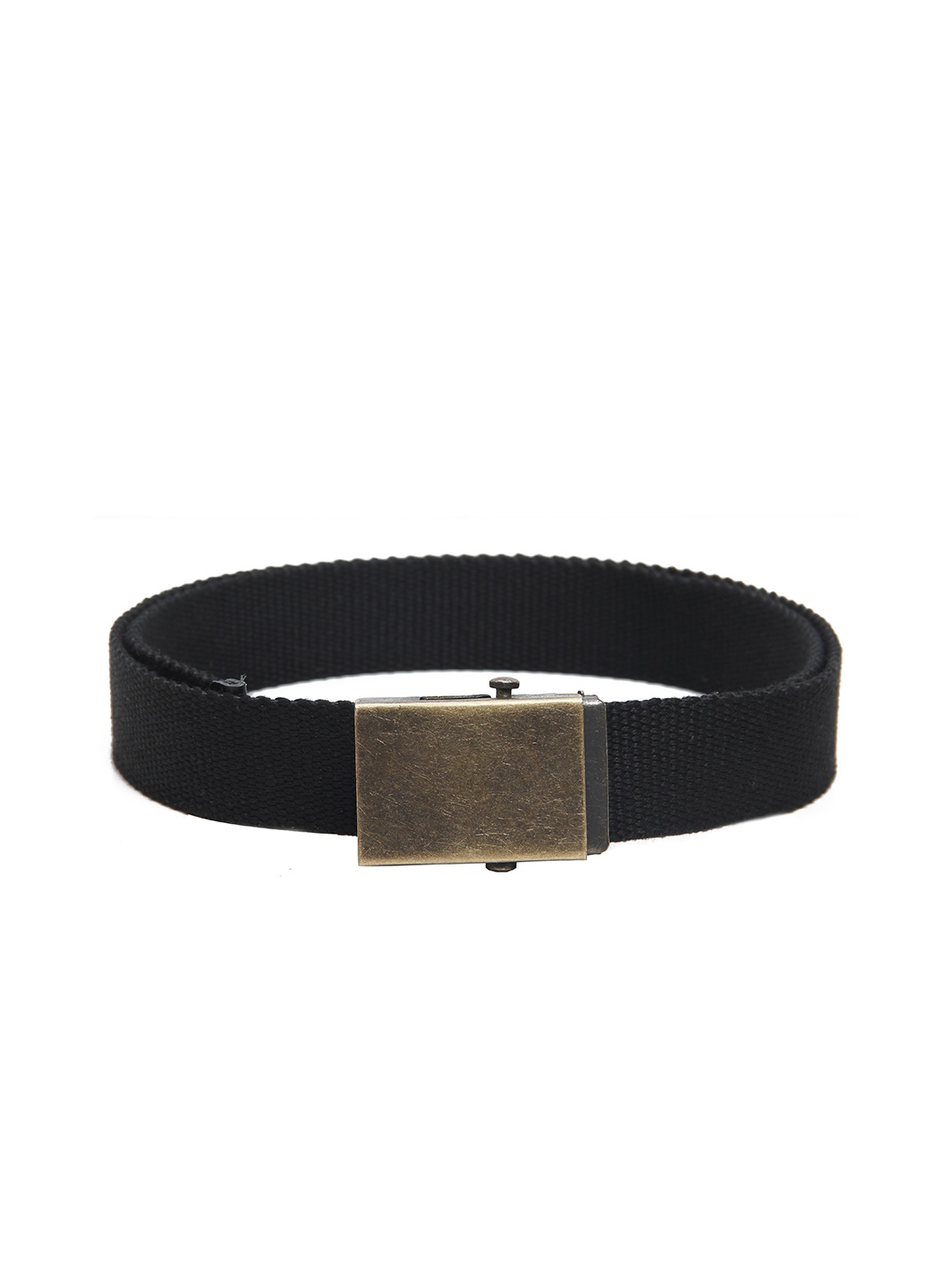 

Calvadoss Women Black Cotton Canvas Belt