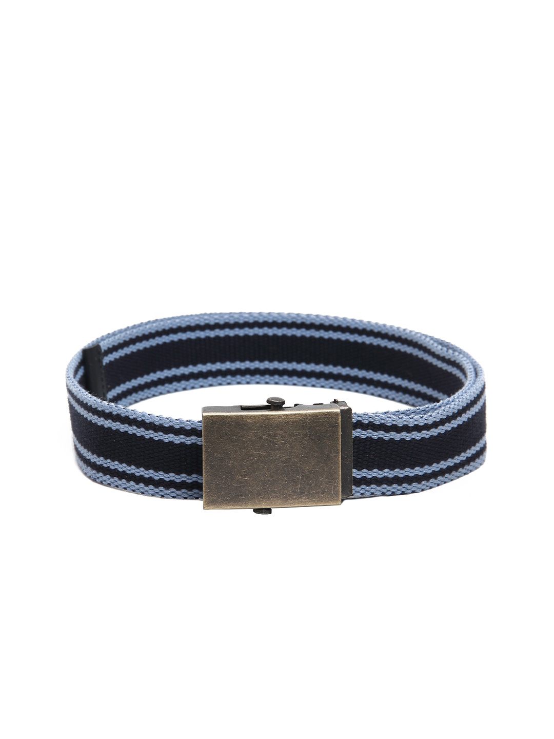 

Calvadoss Women Navy Blue Woven Design Canvas Cotton Belt