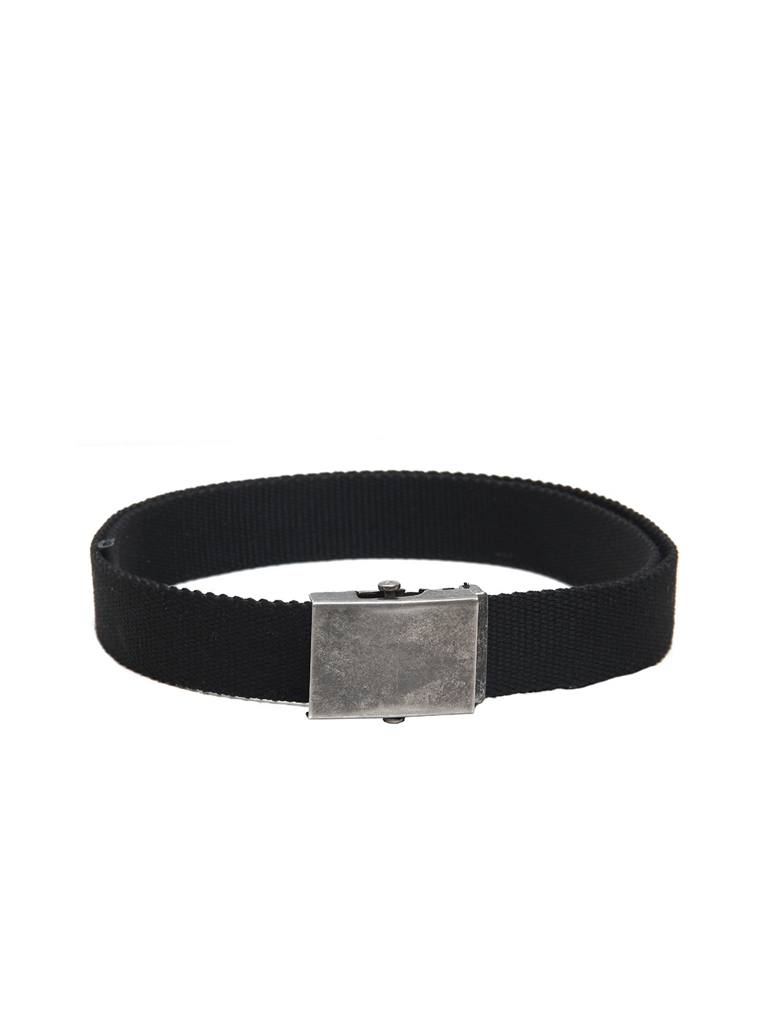 

Calvadoss Women Black Woven Design Canvas Cotton Belt