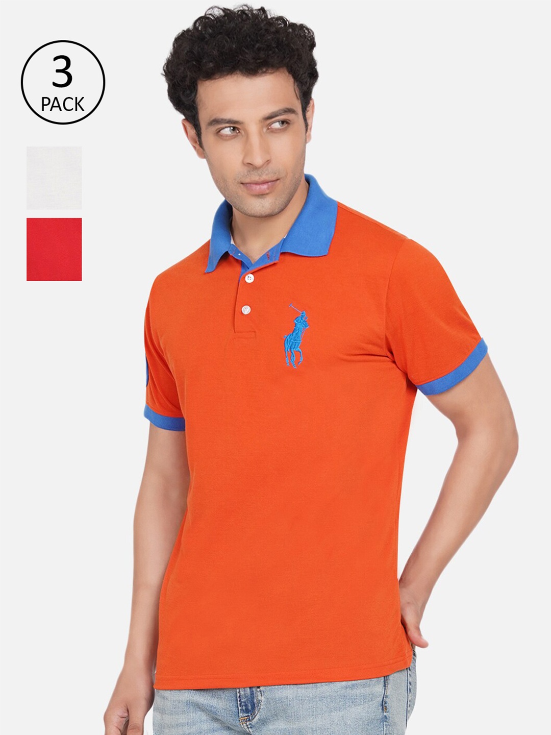 

Dais Men Assorted 3 Polo Collar T-shirt