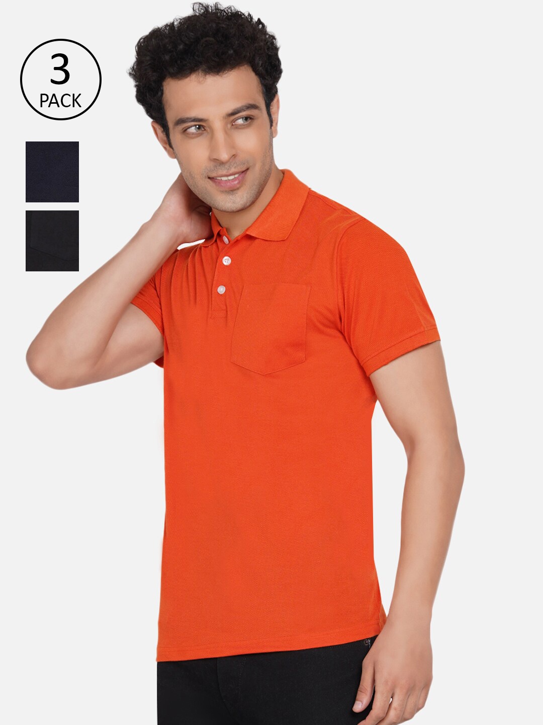 

Dais Men Assorted 3 Polo Collar T-shirt
