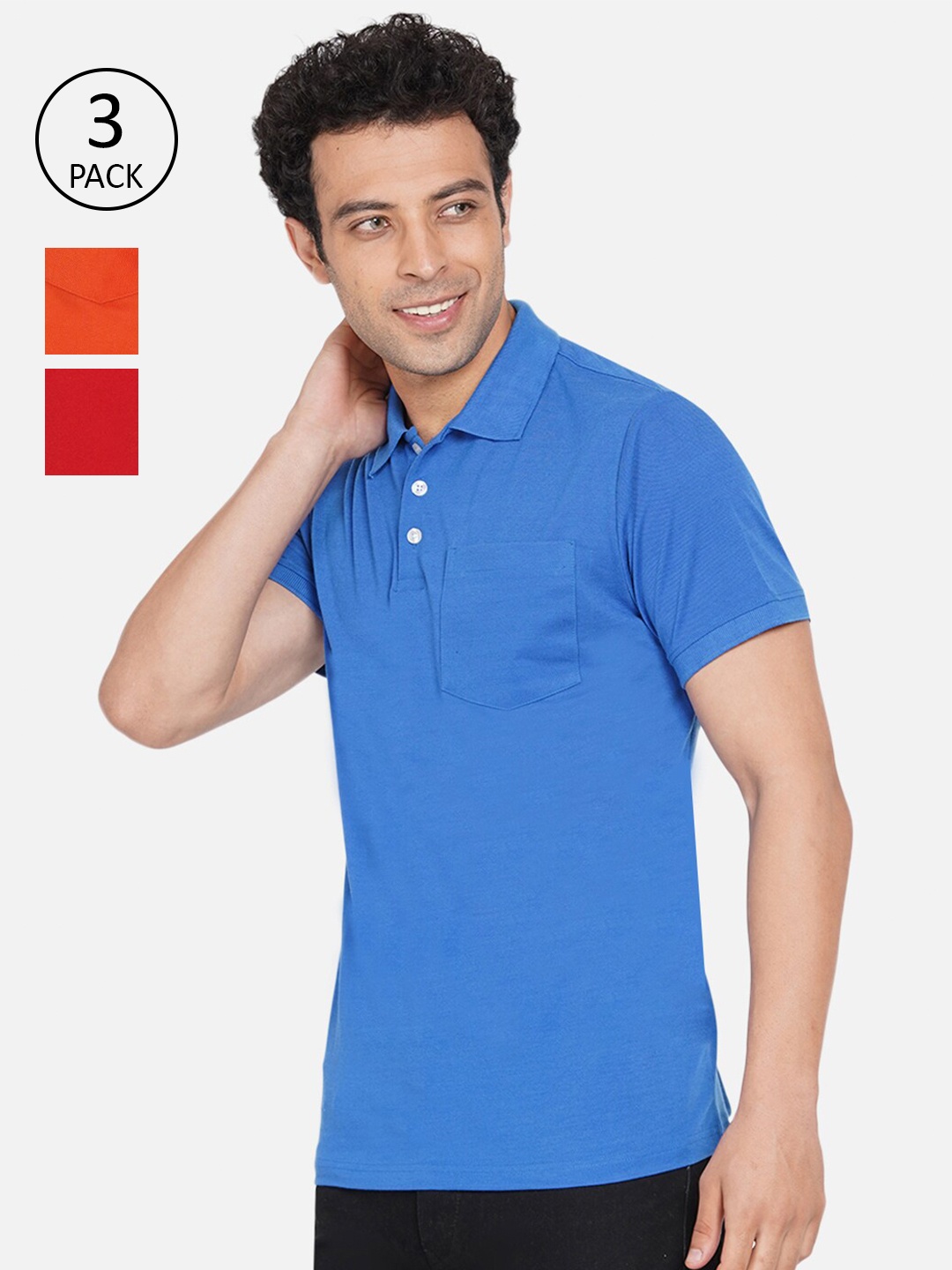 

Dais Men Assorted 3 Polo Collar T-shirt
