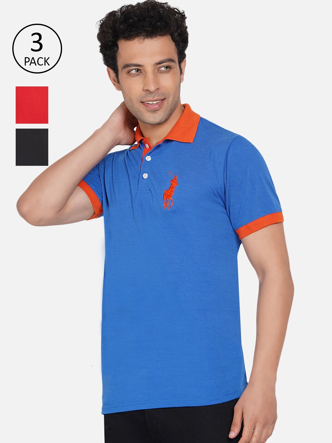 

Dais Men Assorted 3 Polo Collar T-shirt