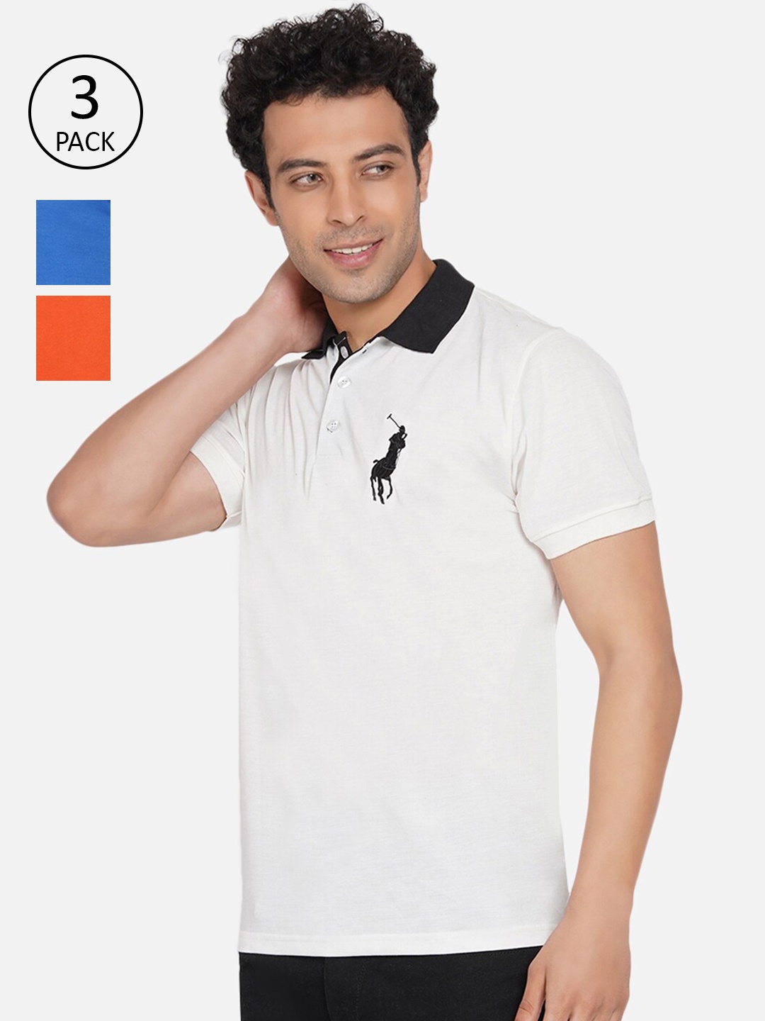 

Dais Men Assorted Set Of 3 Polo Collar T-shirt