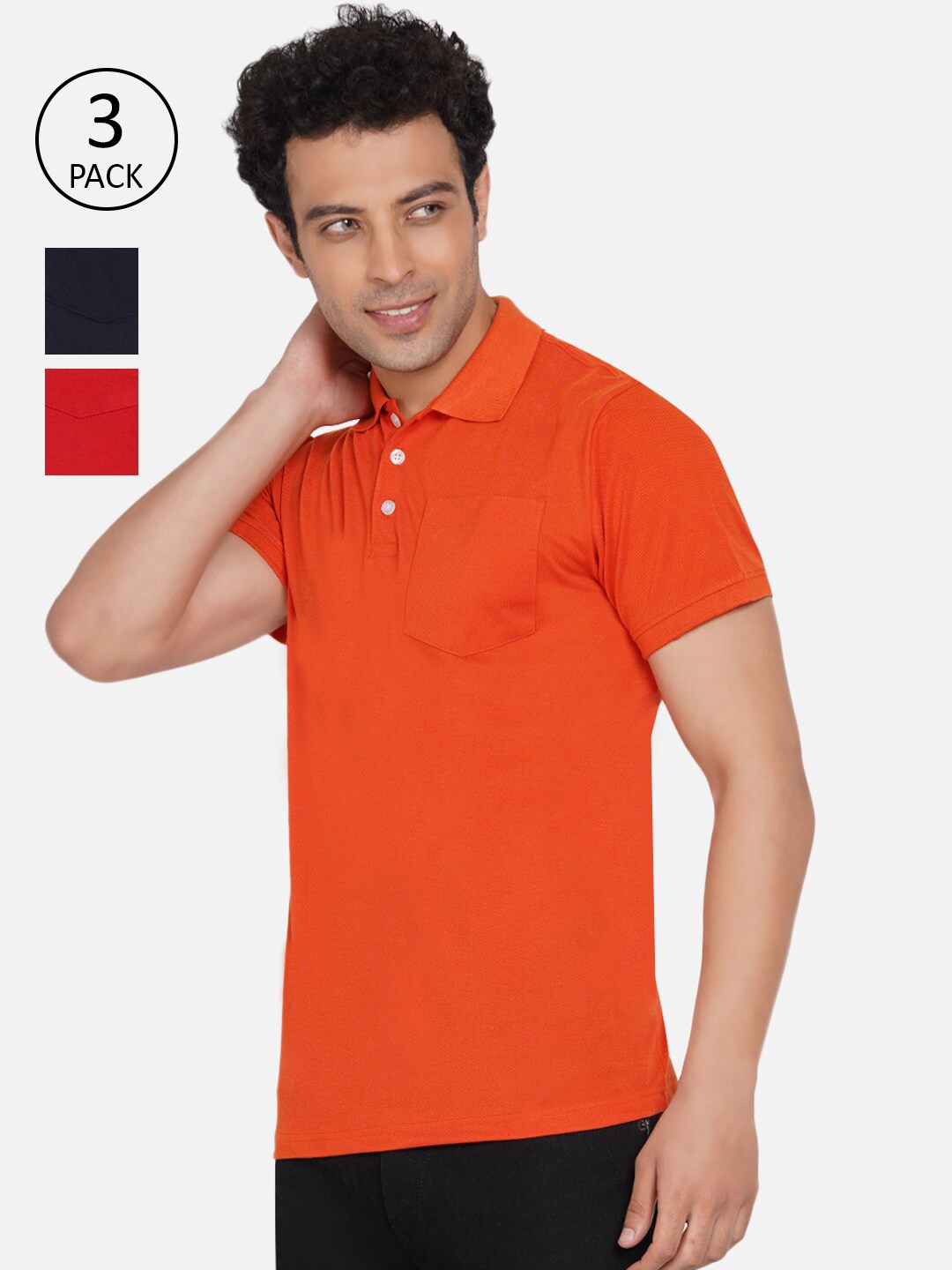 

Dais Men Assorted 3 Polo Collar T-shirt