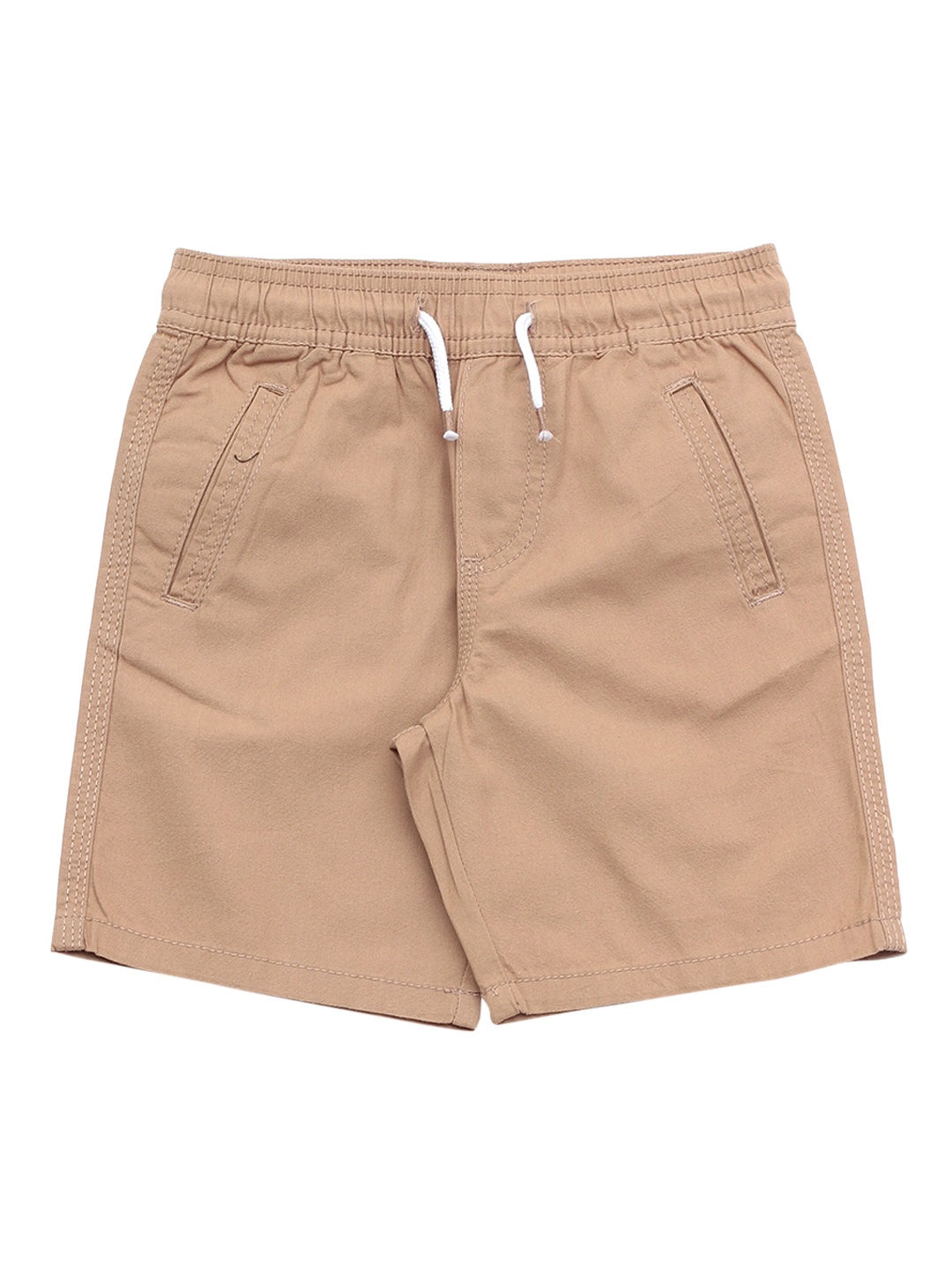 

Lil Lollipop Unisex Kids Beige Pure Cotton Shorts
