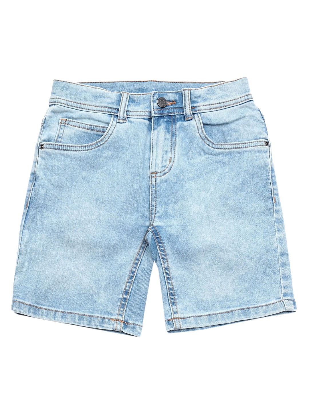 

Lil Lollipop Unisex Kids Blue Washed Denim Shorts