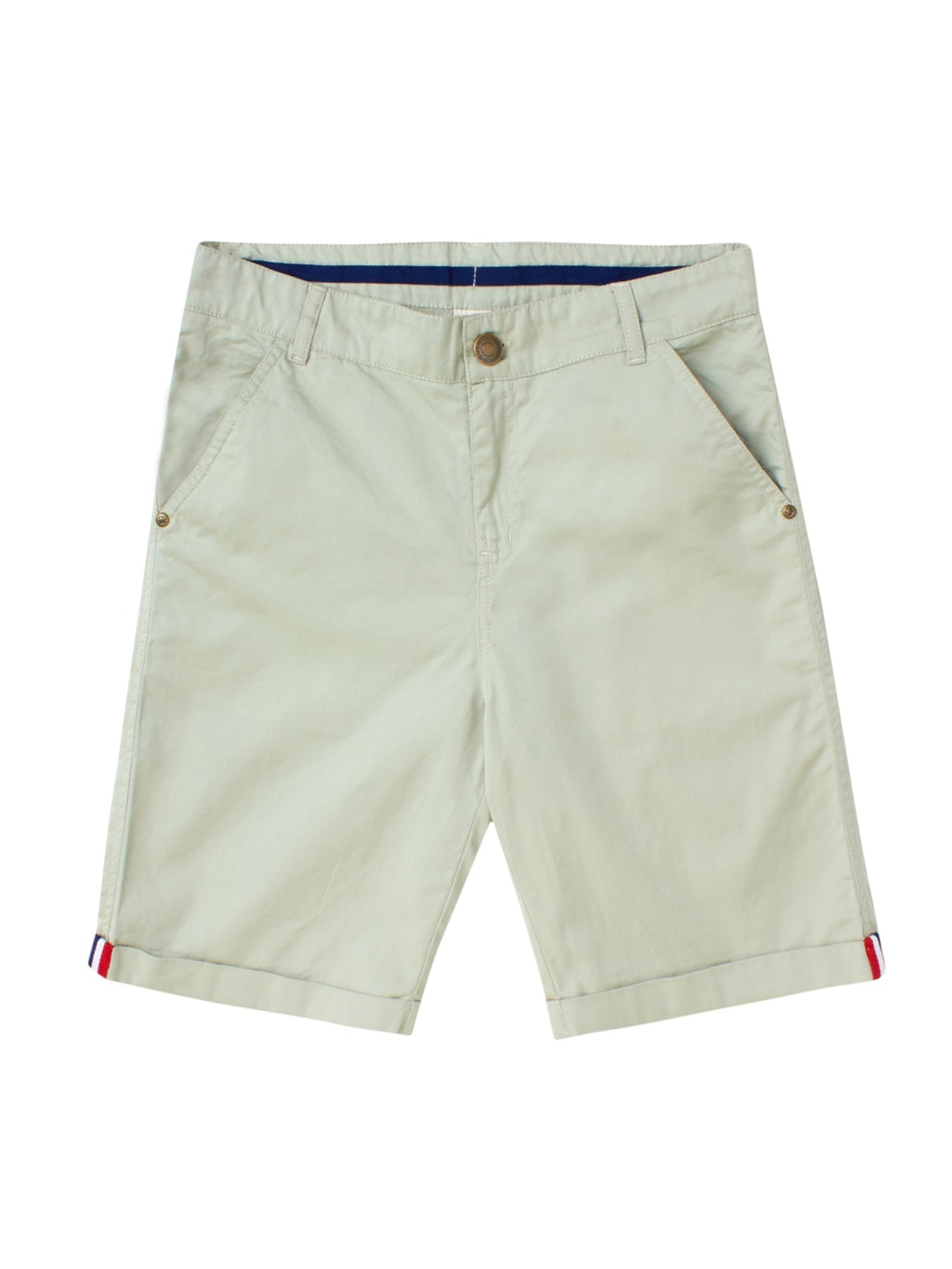 

Cub McPaws Boys Light Green Cotton Shorts