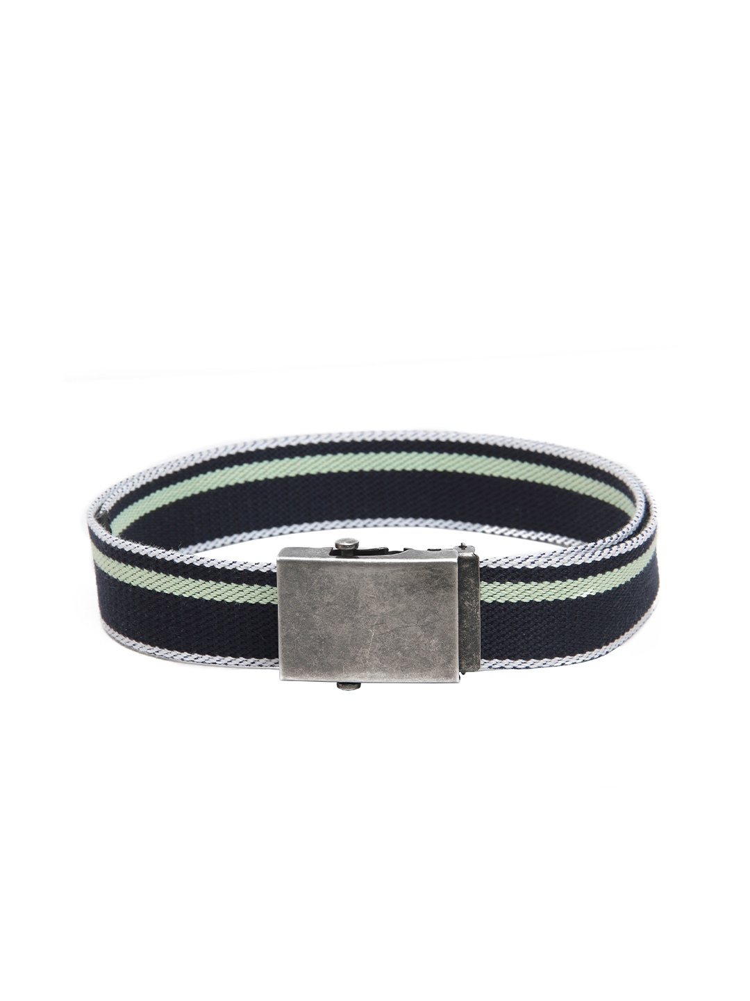 

Calvadoss Boys Navy Blue Woven Design Cotton Canvas Belt