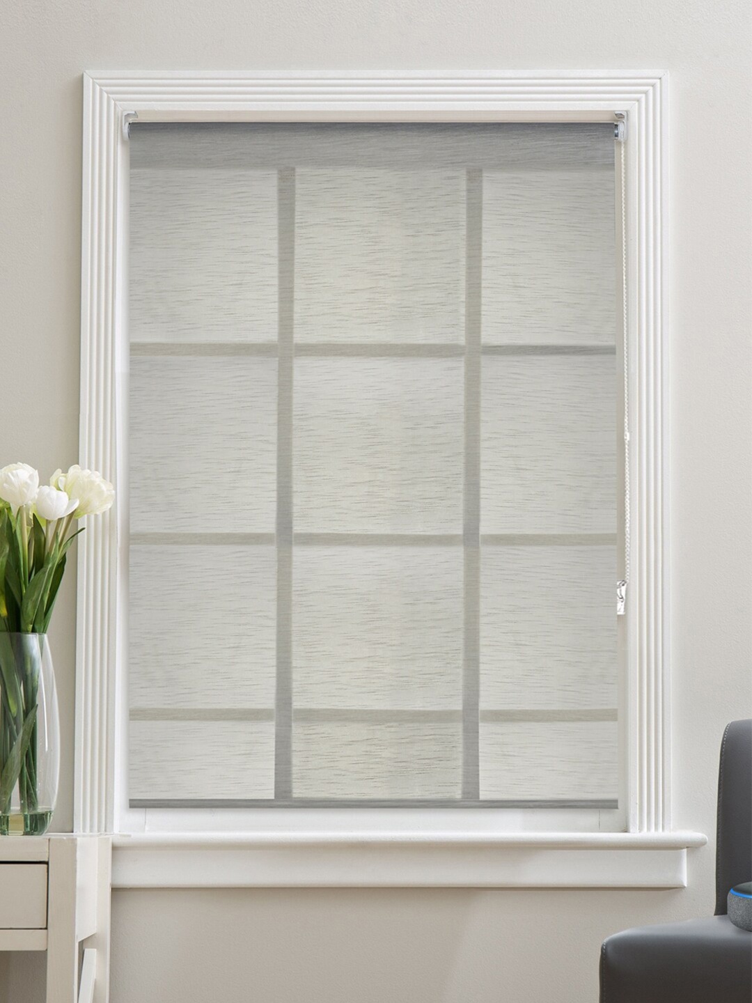 

Deco Window Grey Sheer Window Curtain