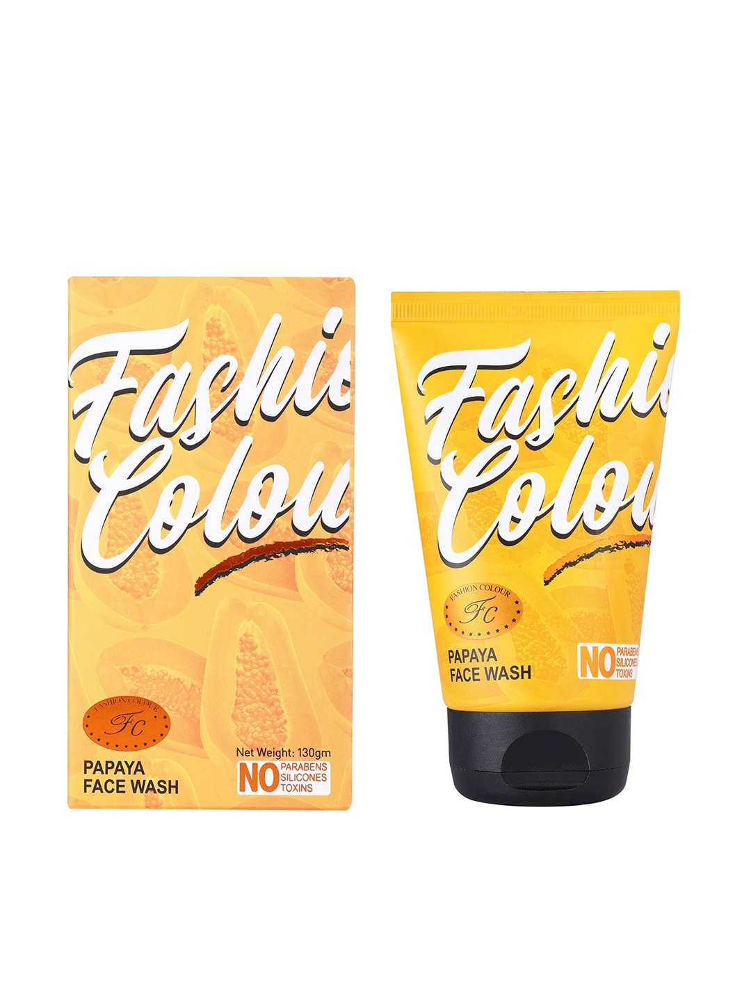 

Fashion Colour Papaya Face Wash with Aloe Vera & Papaya - 130 g, Orange
