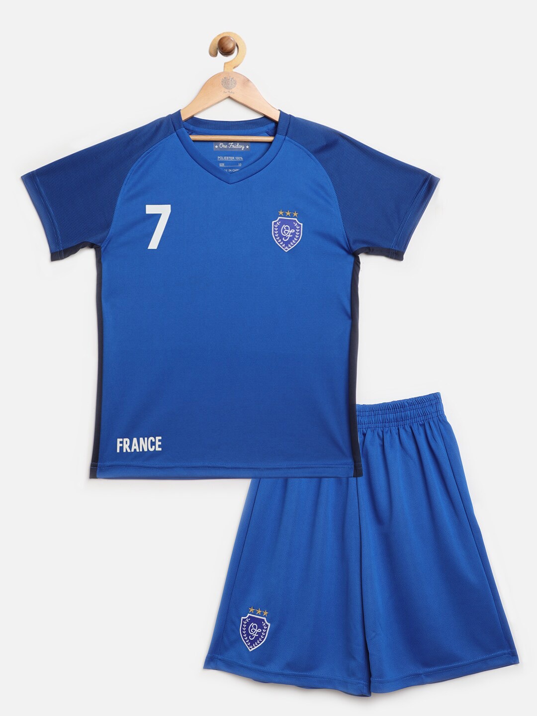 

One Friday Boys Blue Sports Tshirt and Short set