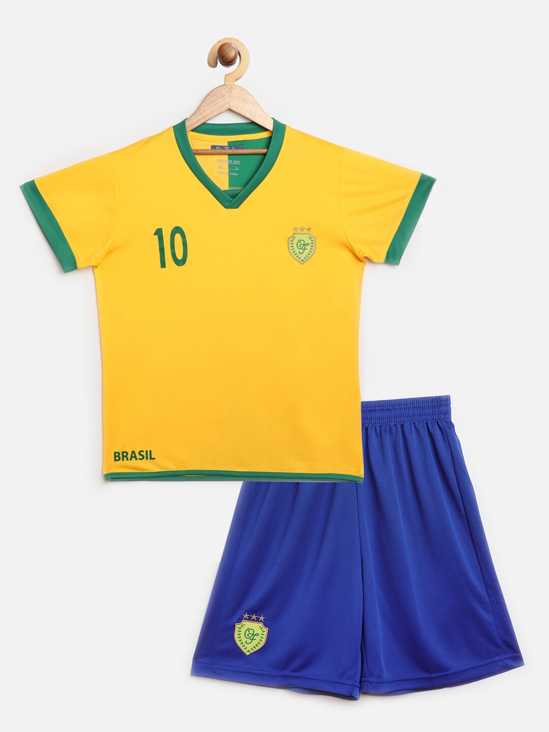 

One Friday Boys Yellow & Blue T-shirt with Shorts
