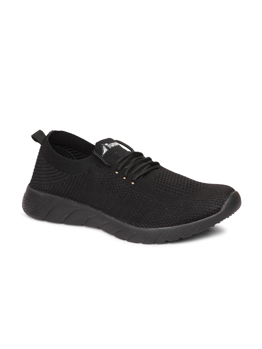 

Tucson Men Black Woven Design Sneakers