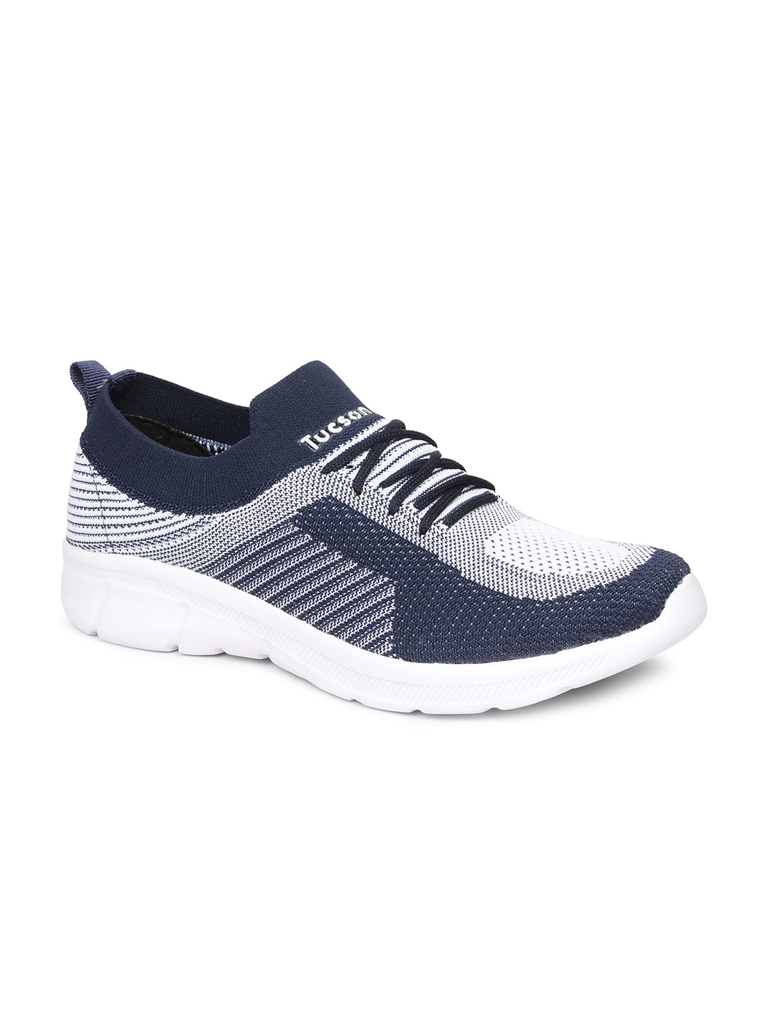 

Tucson Men Navy Blue Colourblocked Sneakers