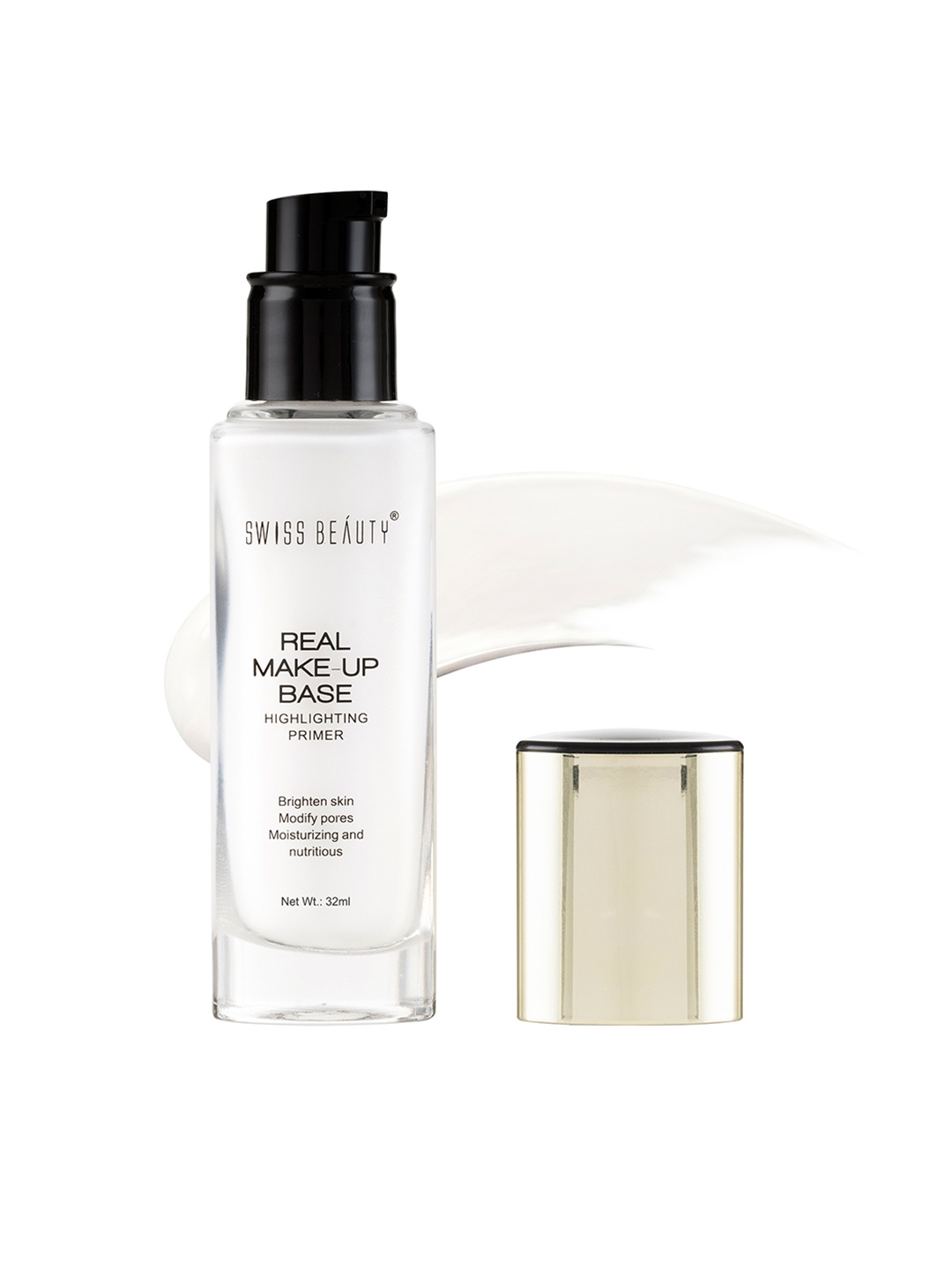 

SWISS BEAUTY Real Make-Up Base Highlighting Primer - Golden Tint, Gold