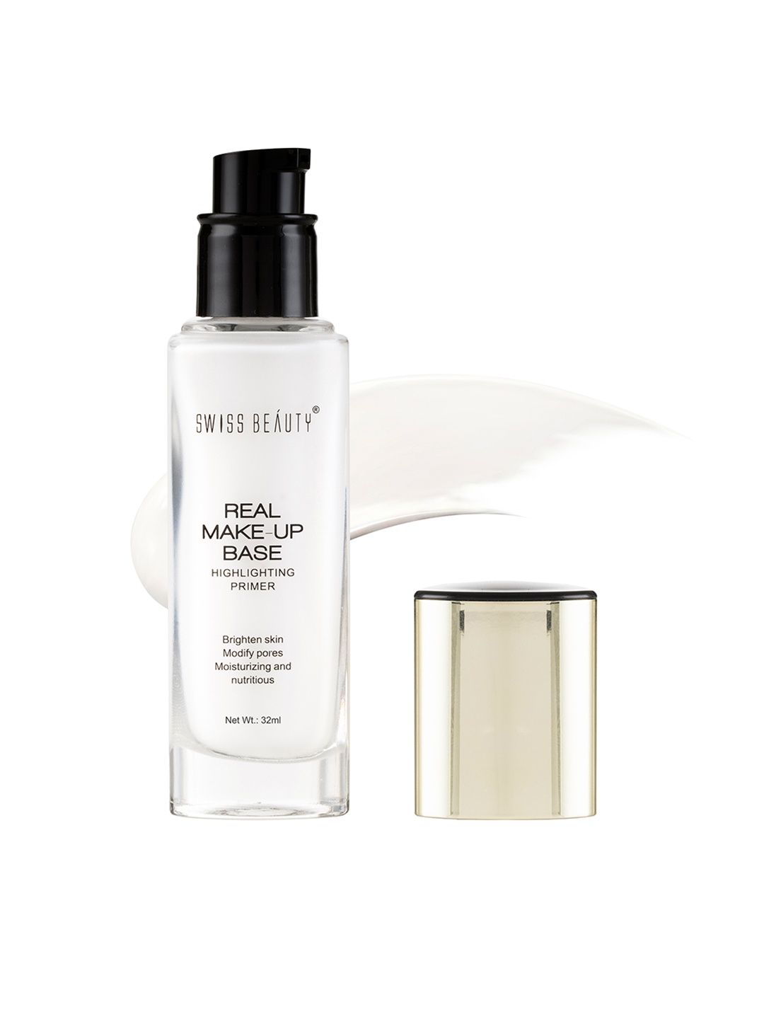 

SWISS BEAUTY Real Make-Up Base Highlighting Primer - Natural Tint, Off white