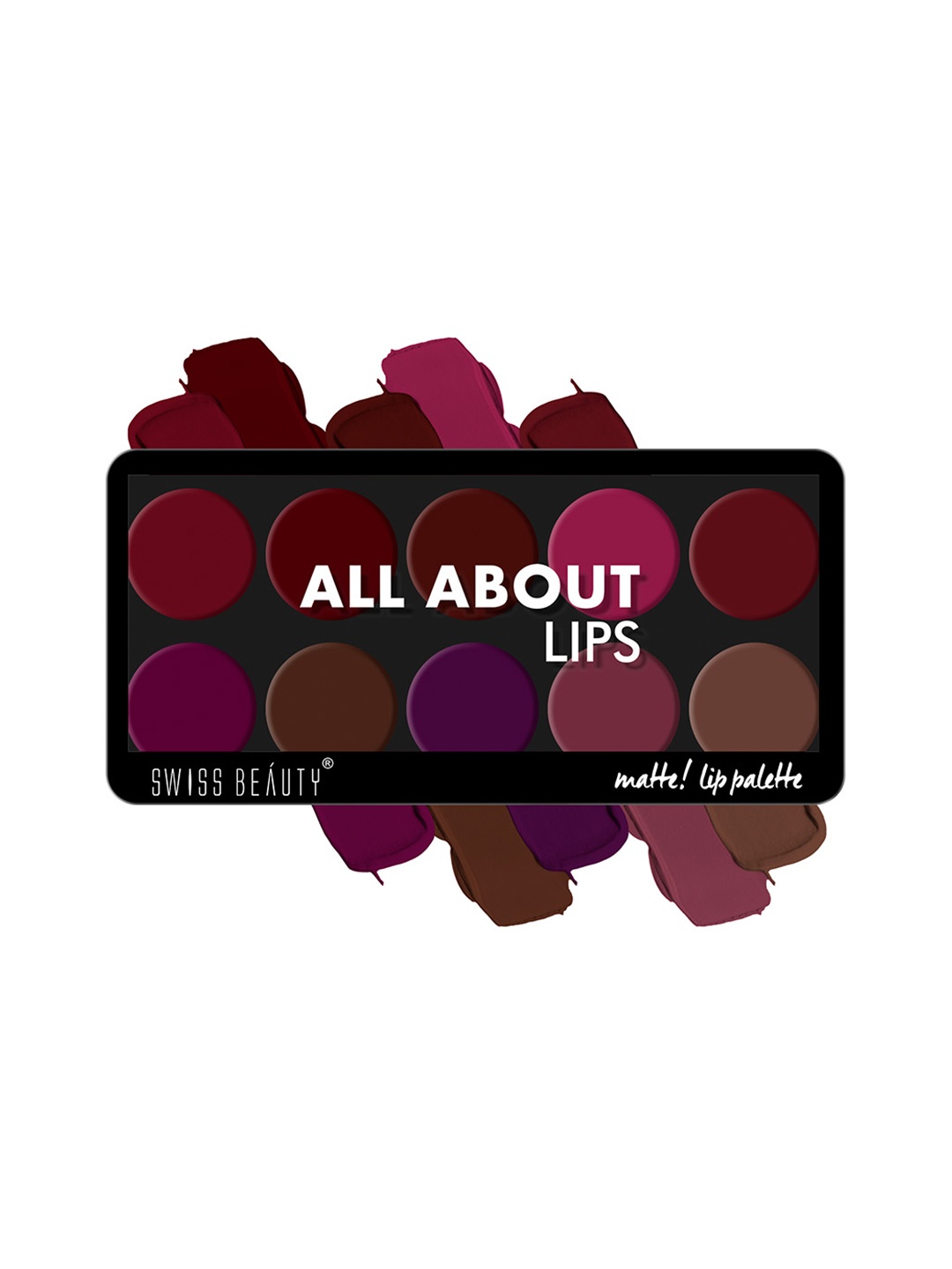 

SWISS BEAUTY All About Lips Matte Lip Palette - 03, Multi