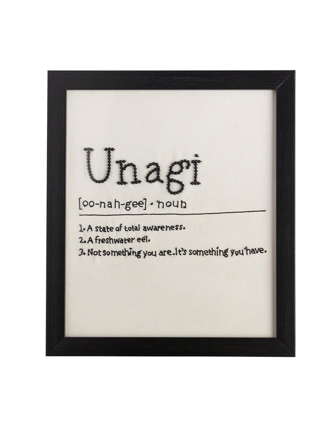 

BandBox White Unagi Wall Decor