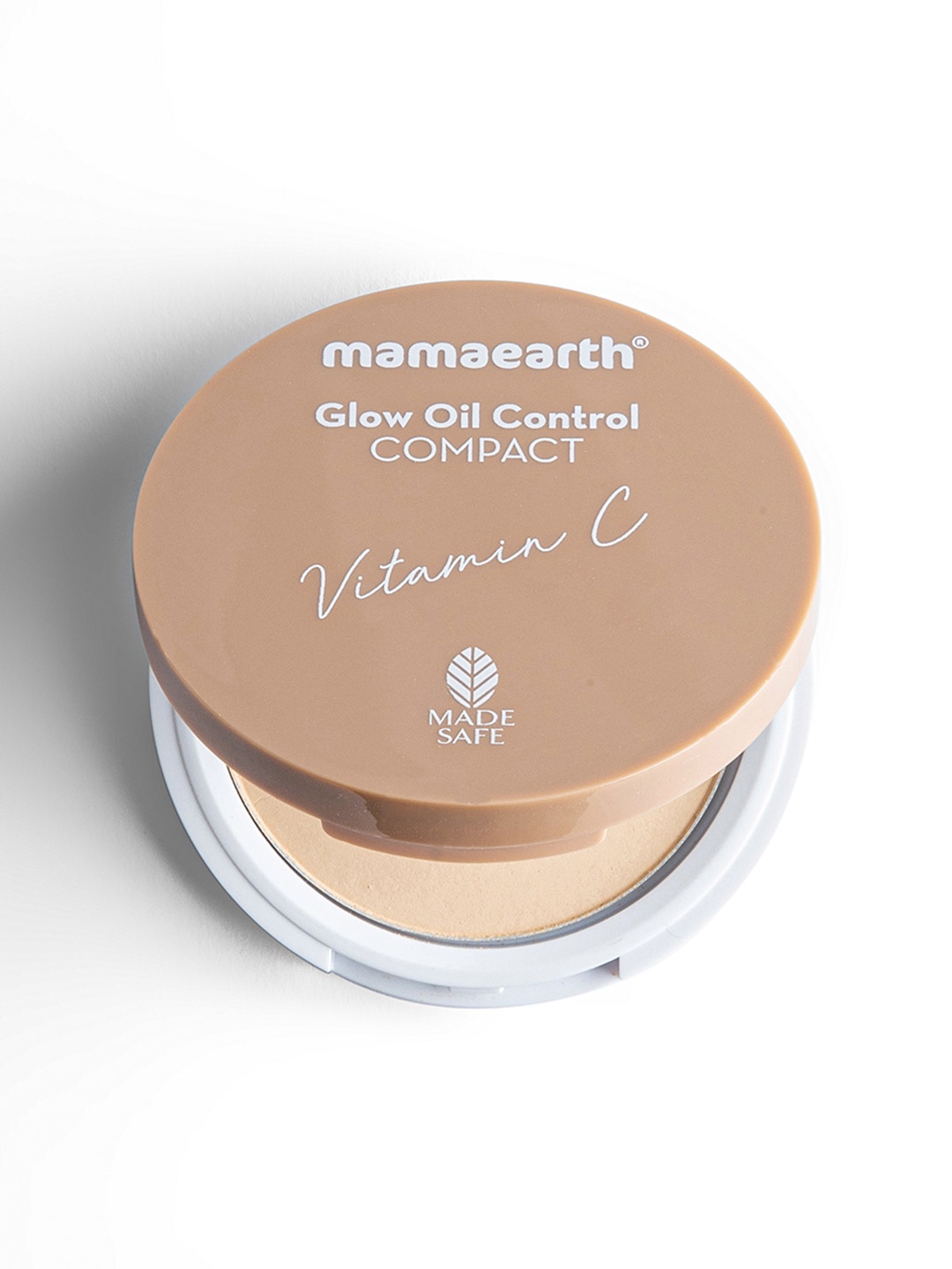 

Mamaearth Glow Oil Control SPF 30 Compact with Vitamin C & Turmeric 9g - Creme Glow 02, Beige