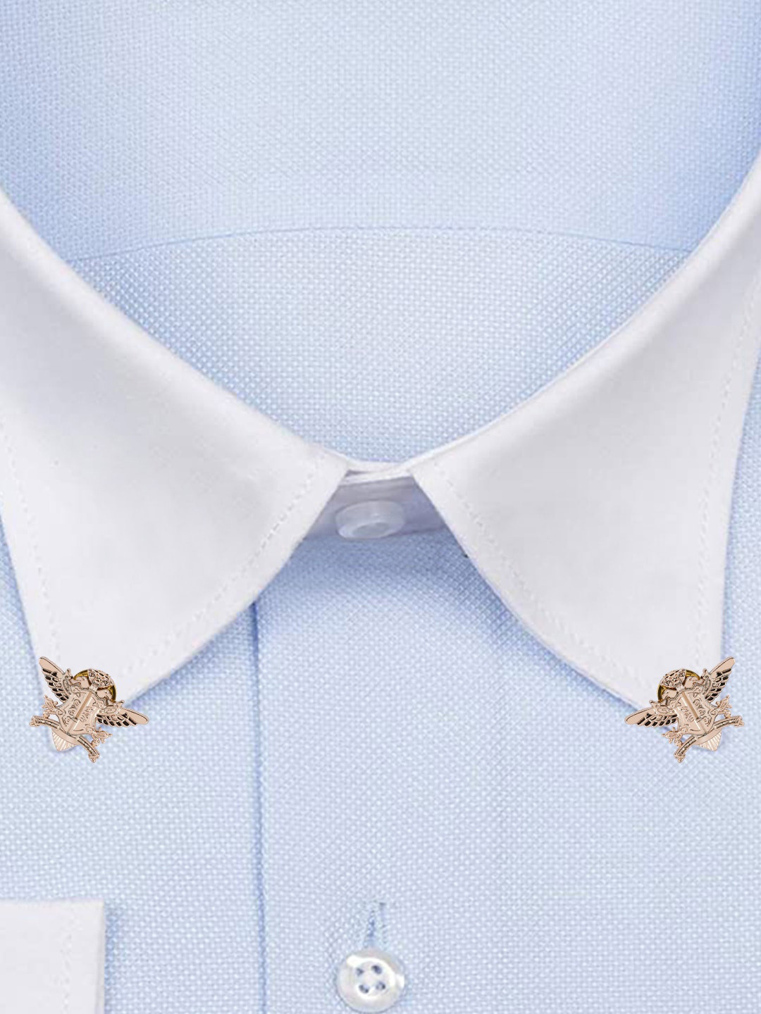 

Alvaro Castagnino Men Gold-Toned Collar Brooch