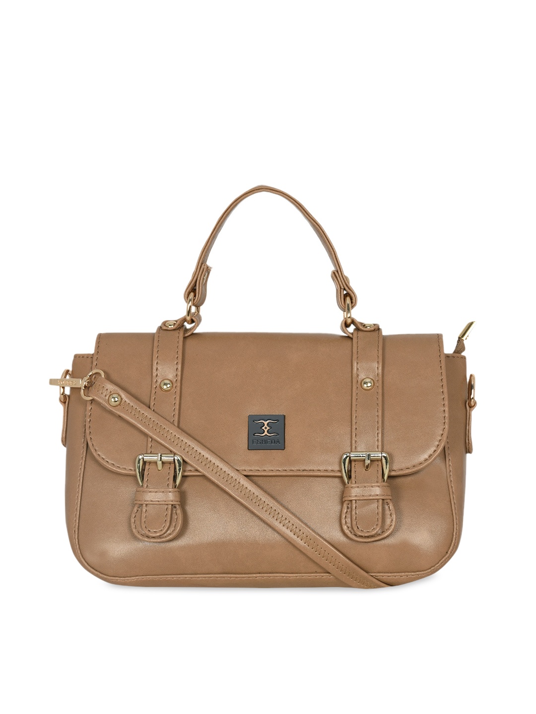 

ESBEDA Beige PU Structured Satchel