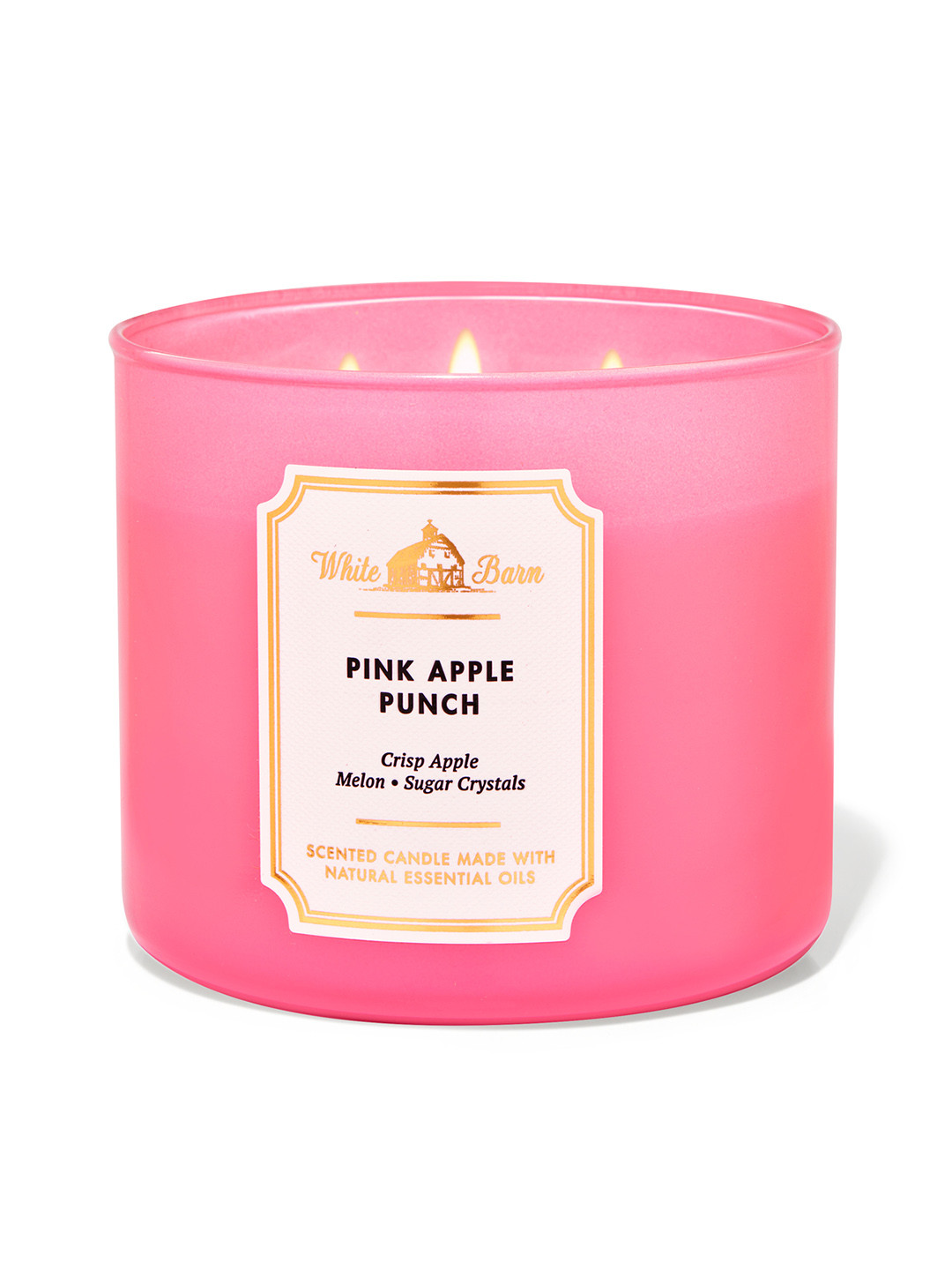 

Bath & Body Works White Barn Pink Apple Punch 3-Wick Scented Candle - 411 g