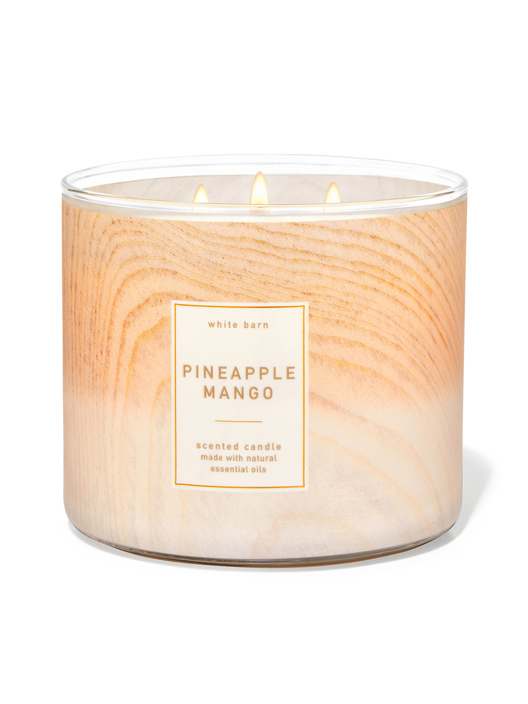 

Bath & Body Works Pineapple Mango 3-Wick Candle - 421 g, Peach