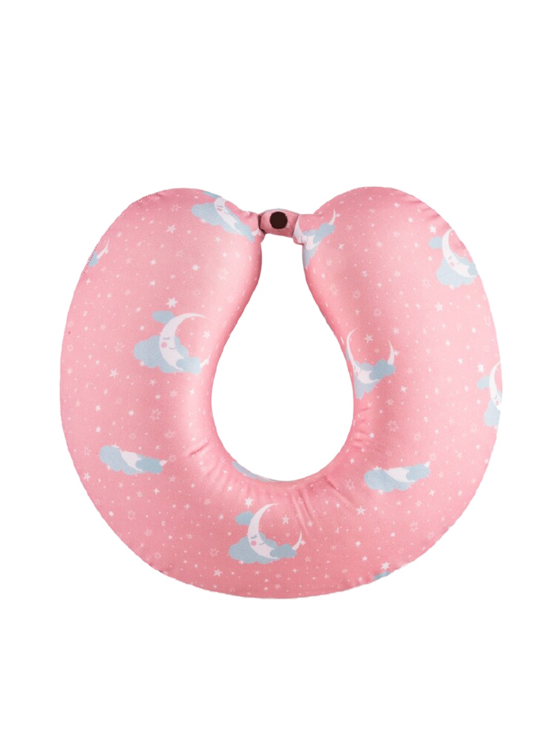 

The White Willow Kids Pink Printed Memory Foam U Shaped Travel Neck Pillow