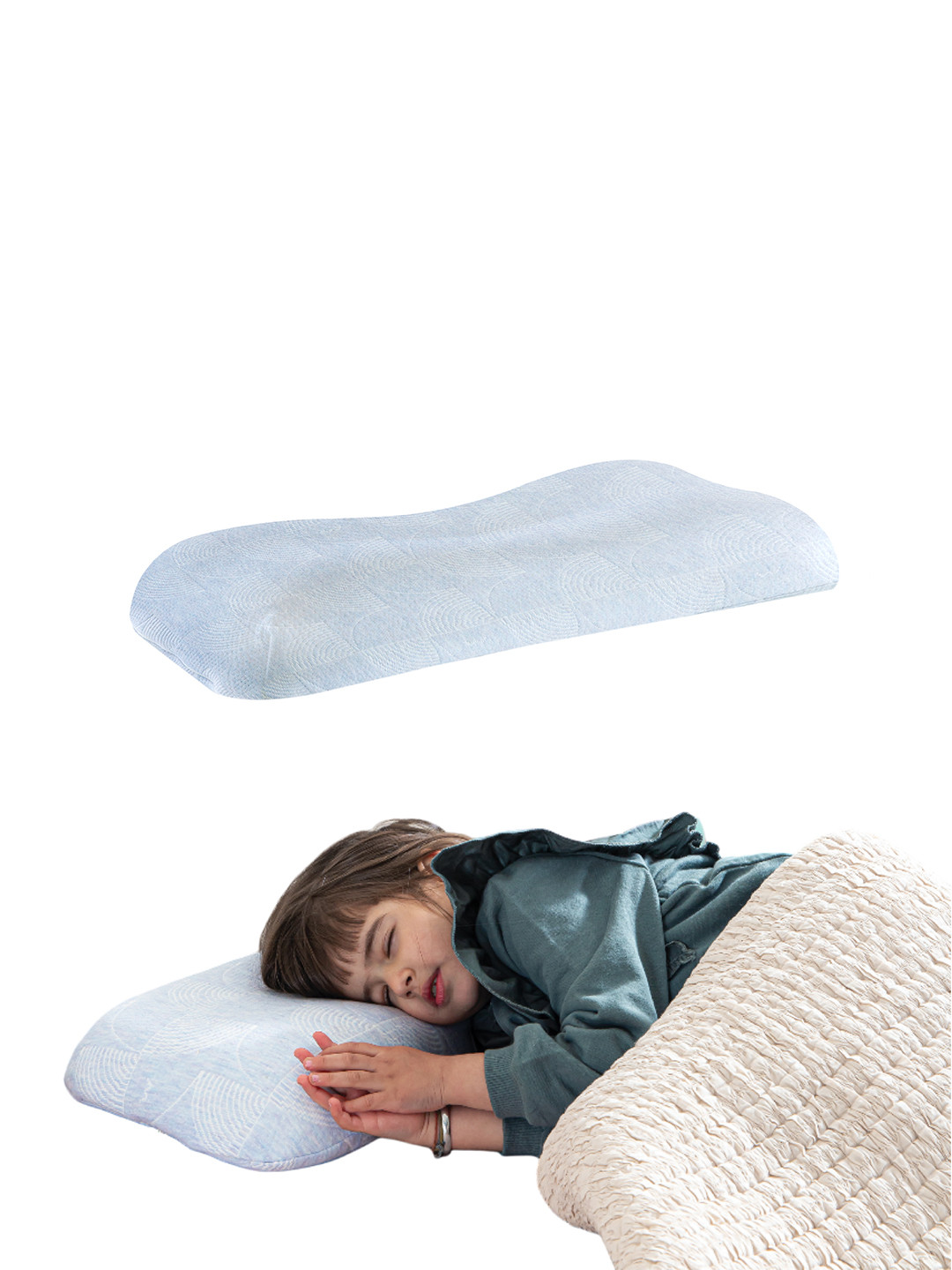 

The White Willow White Memory Foam Kids Soft Bed Pillow