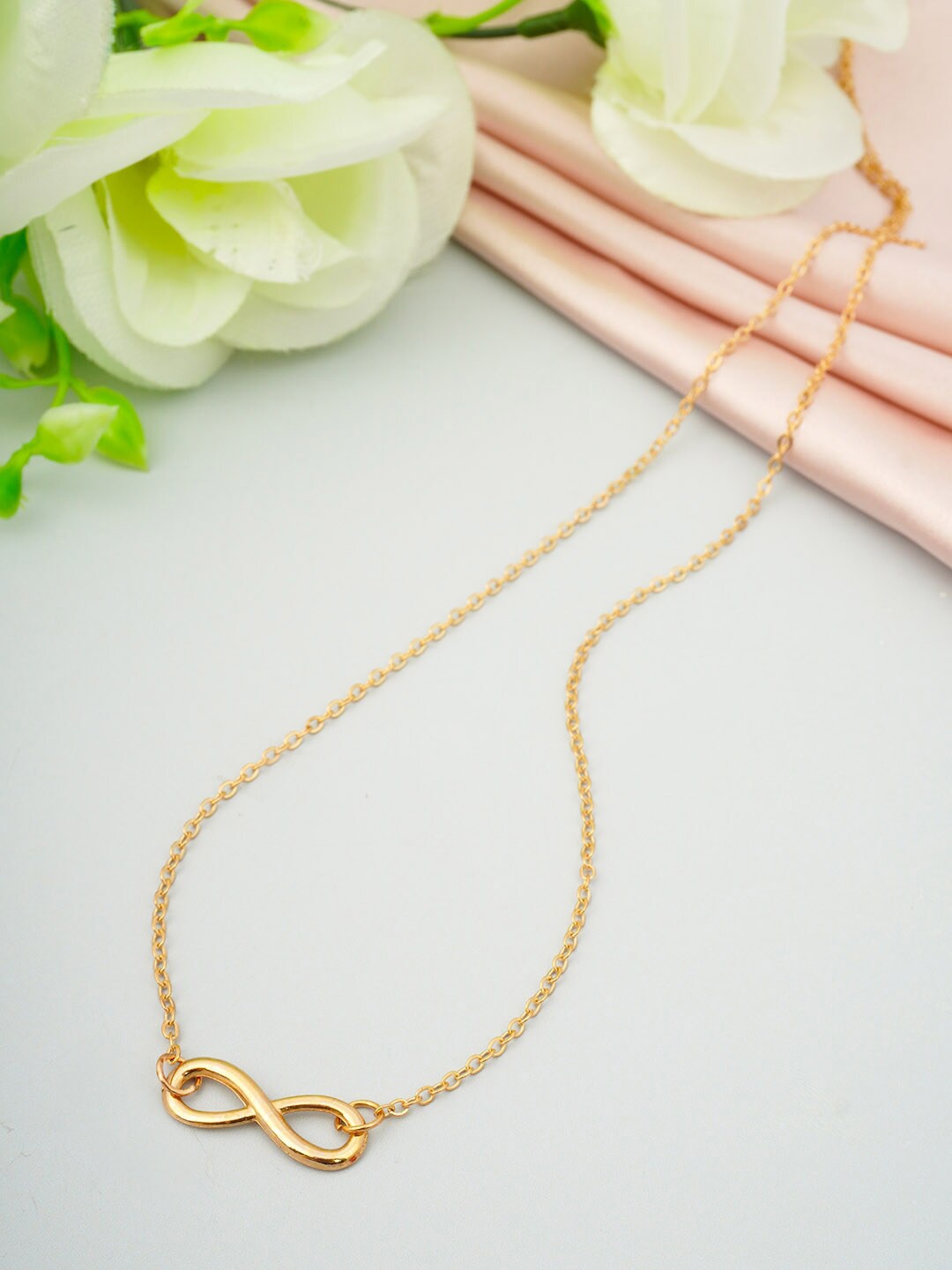 

Ferosh Gold-Toned Infinity Belly Chain