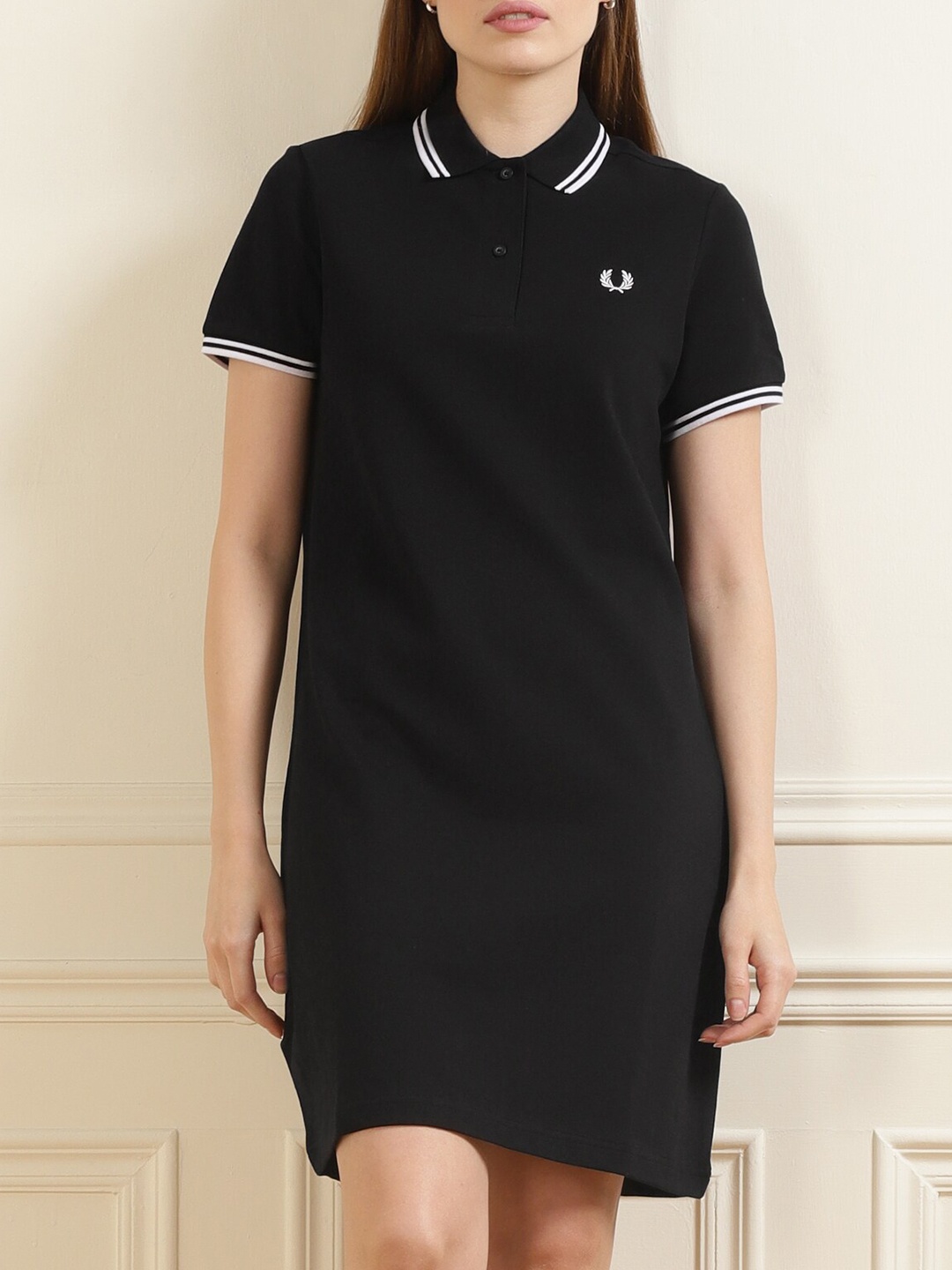 

Fred Perry Women Black T-shirt Dress