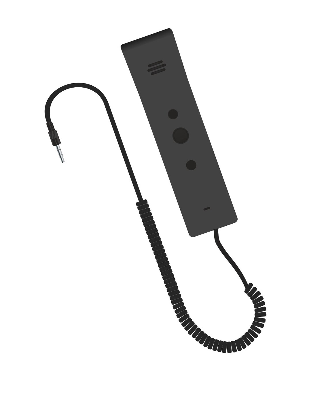 

Portronics Black Phoni 3 In-Ear Retro Handset for Calling