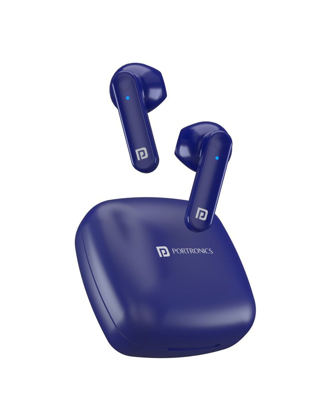

Portronics Blue Solid Harmonics Twins S2 Wireless Sports Earbuds with Case