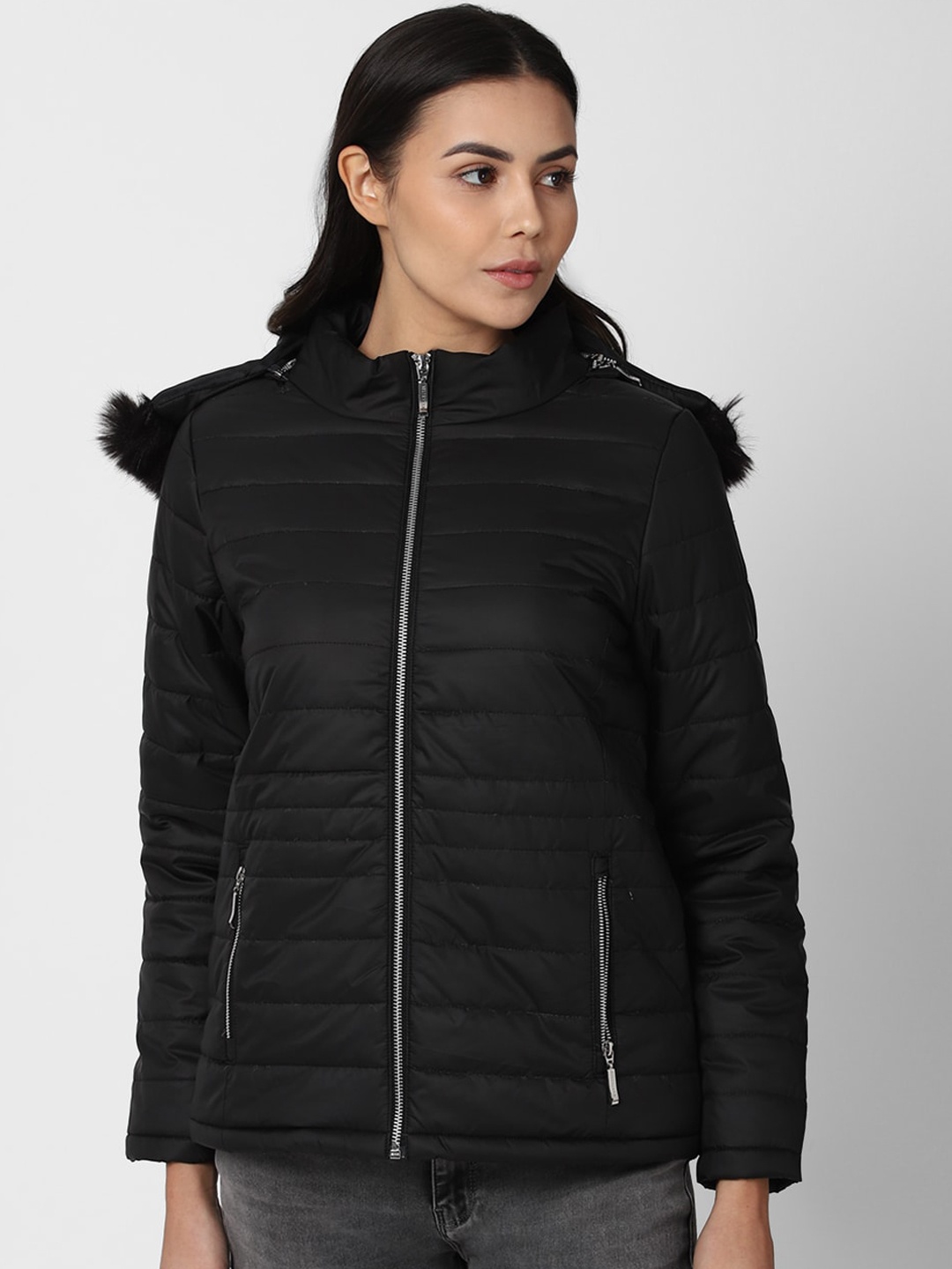 

Van Heusen Woman Black Padded Jacket