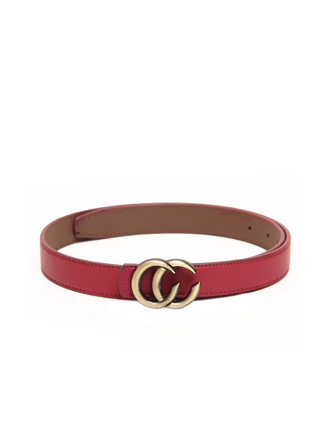 

Calvadoss Girls Red Textured Belt