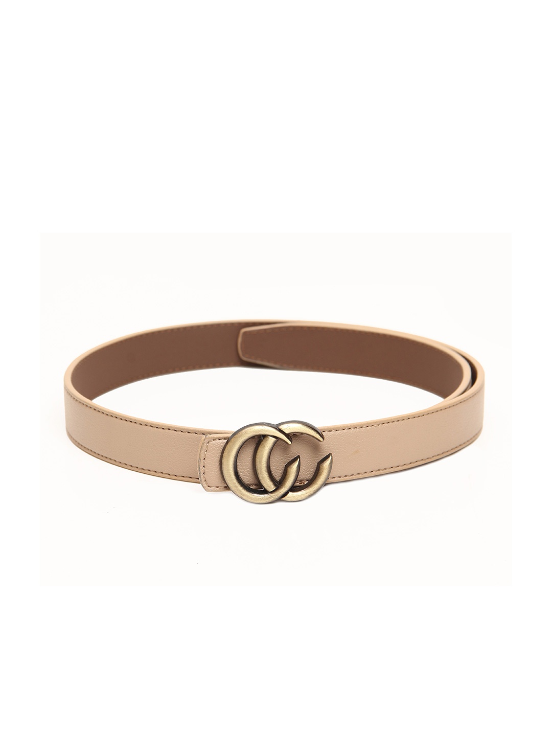 

Calvadoss Girls Beige Textured Belt