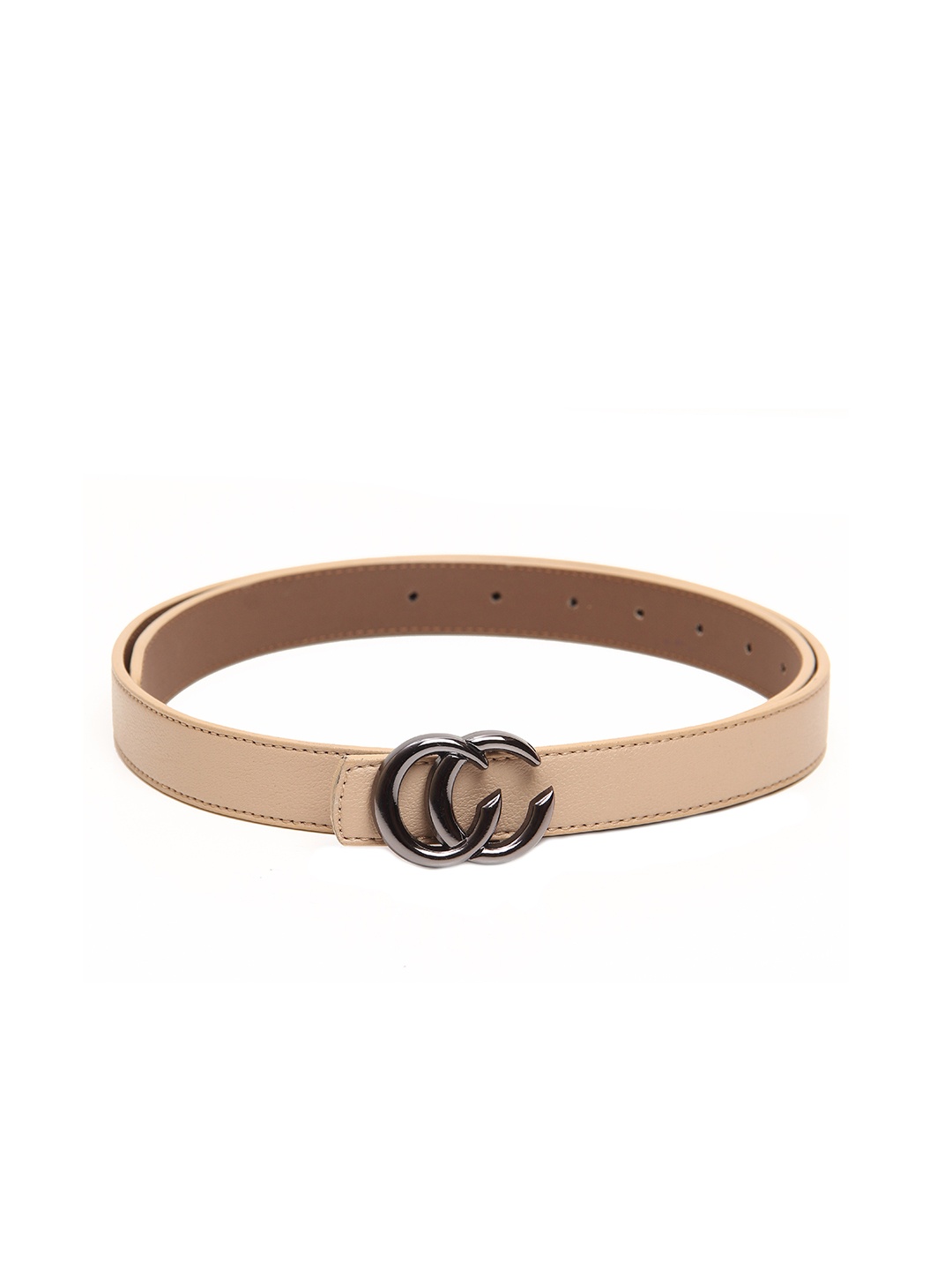 

Calvadoss Girls Beige Textured Belt