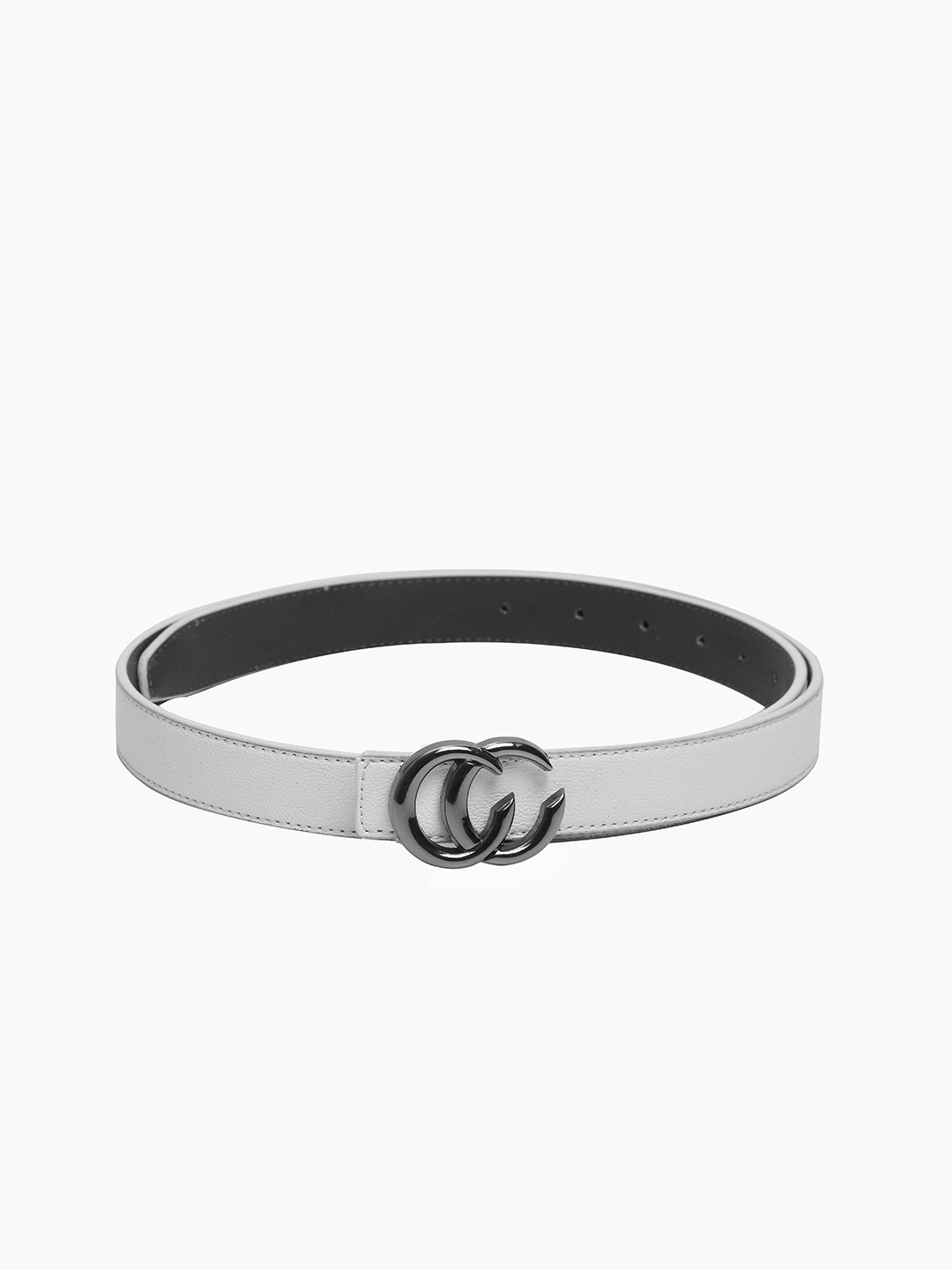 

Calvadoss Girls White Textured Belt