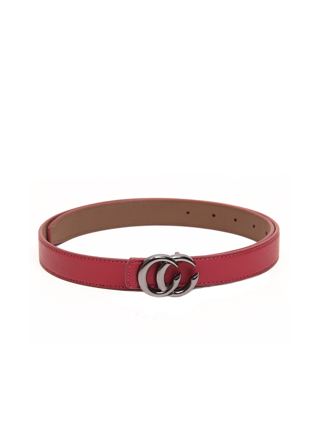 

Calvadoss Girls Red Textured Belt