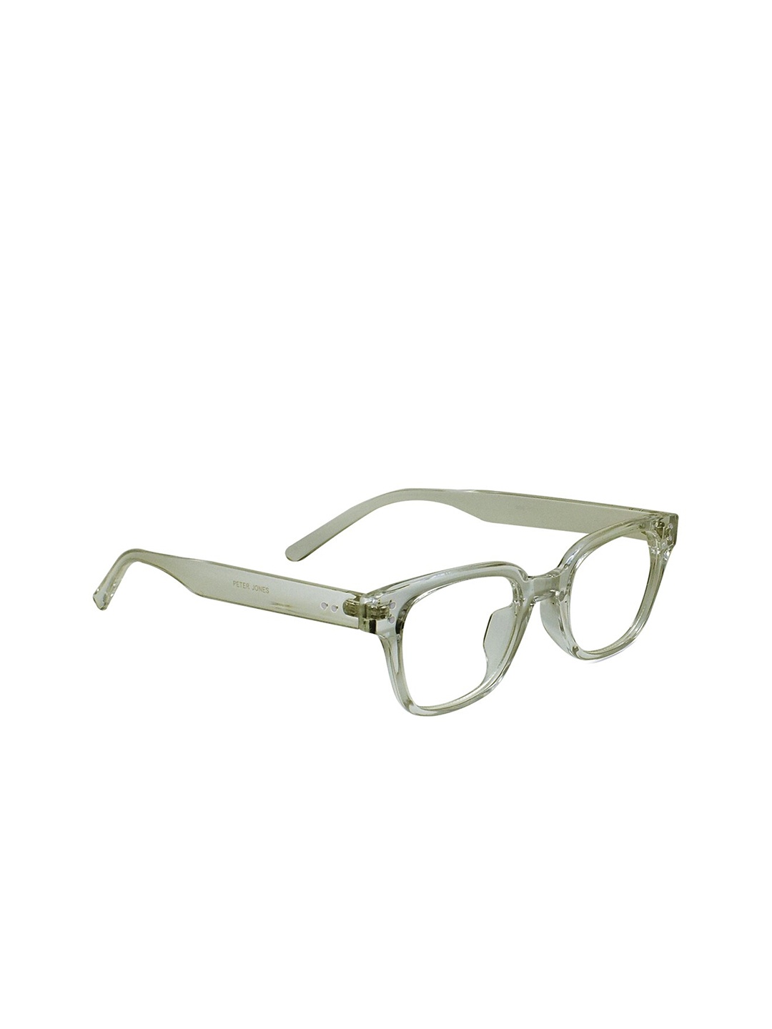 

Peter Jones Eyewear Unisex Grey Square Frames